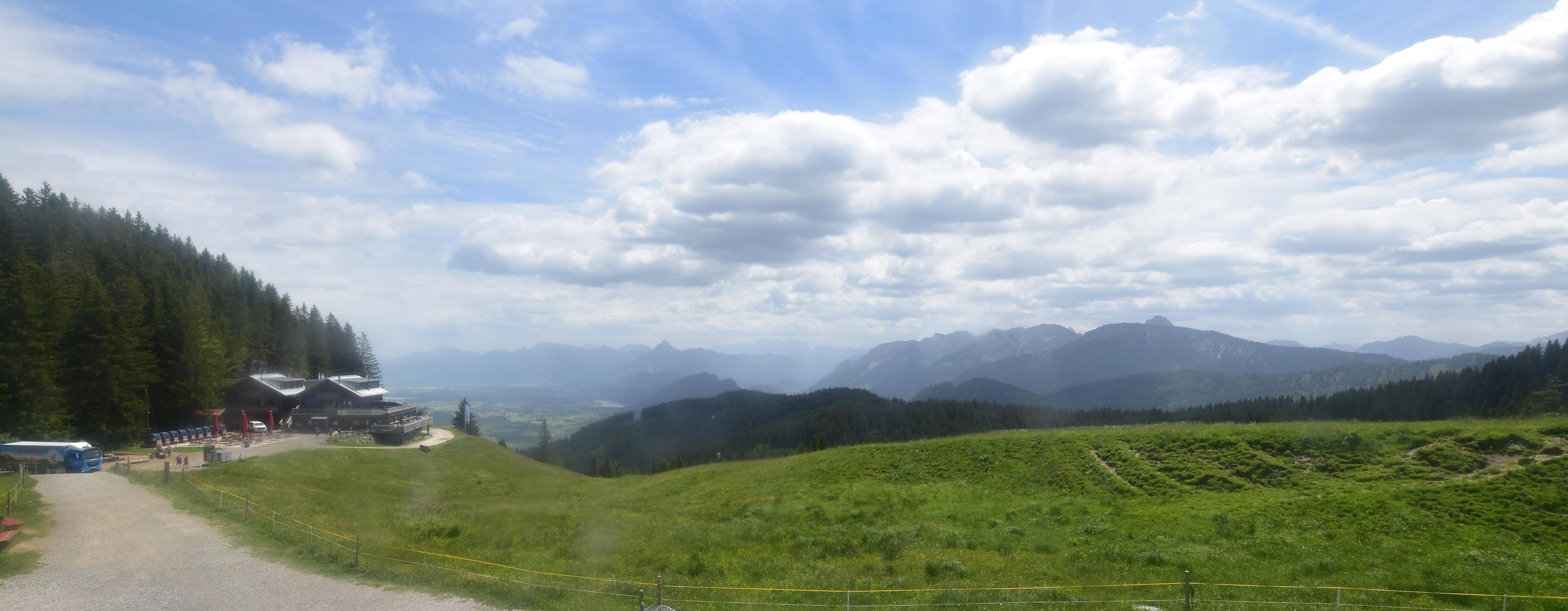 Archiv Foto Webcam Alpspitzbahn Nesselwang: Sportheim Böck