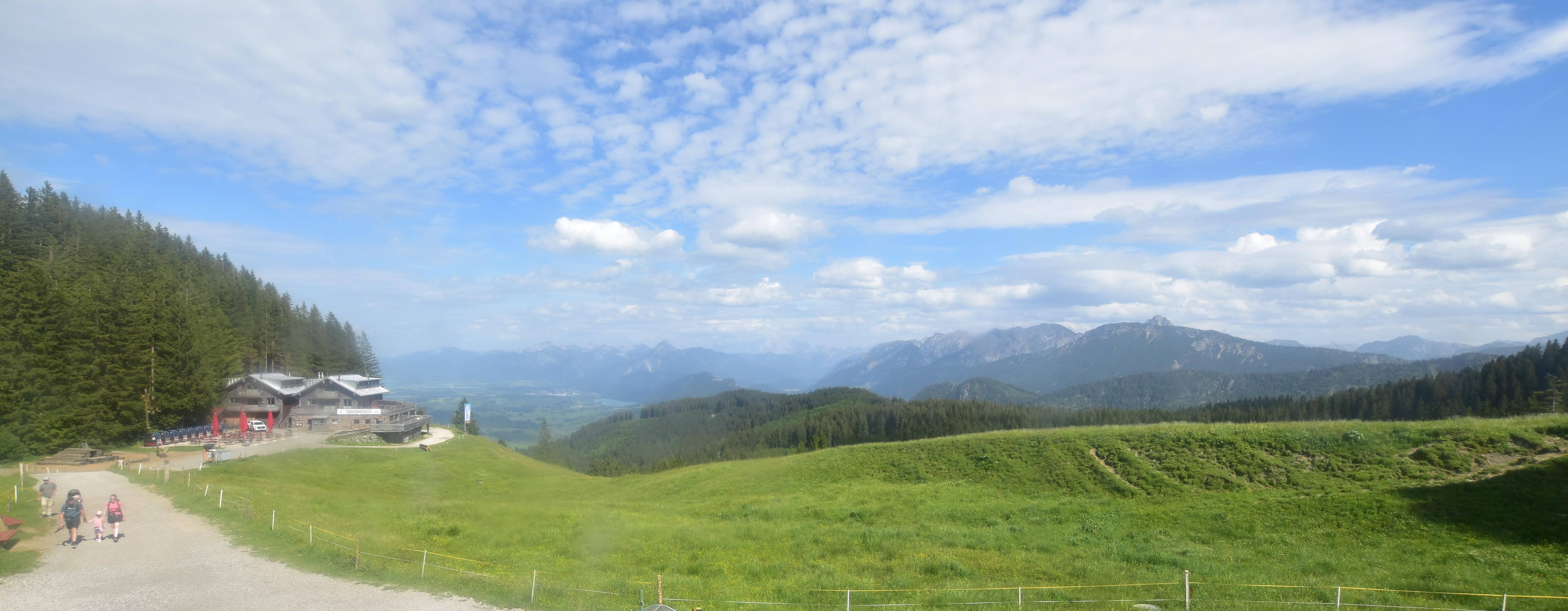 Archiv Foto Webcam Alpspitzbahn Nesselwang: Sportheim Böck