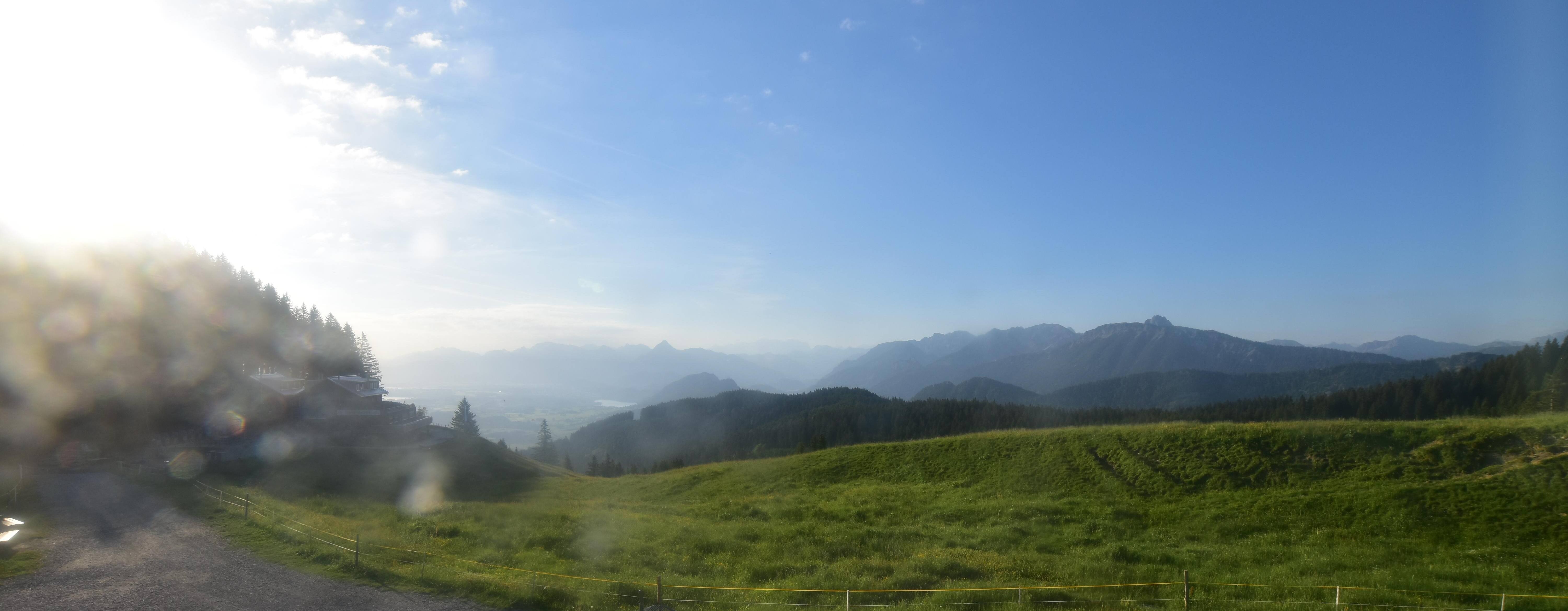 Archiv Foto Webcam Alpspitzbahn Nesselwang: Sportheim Böck