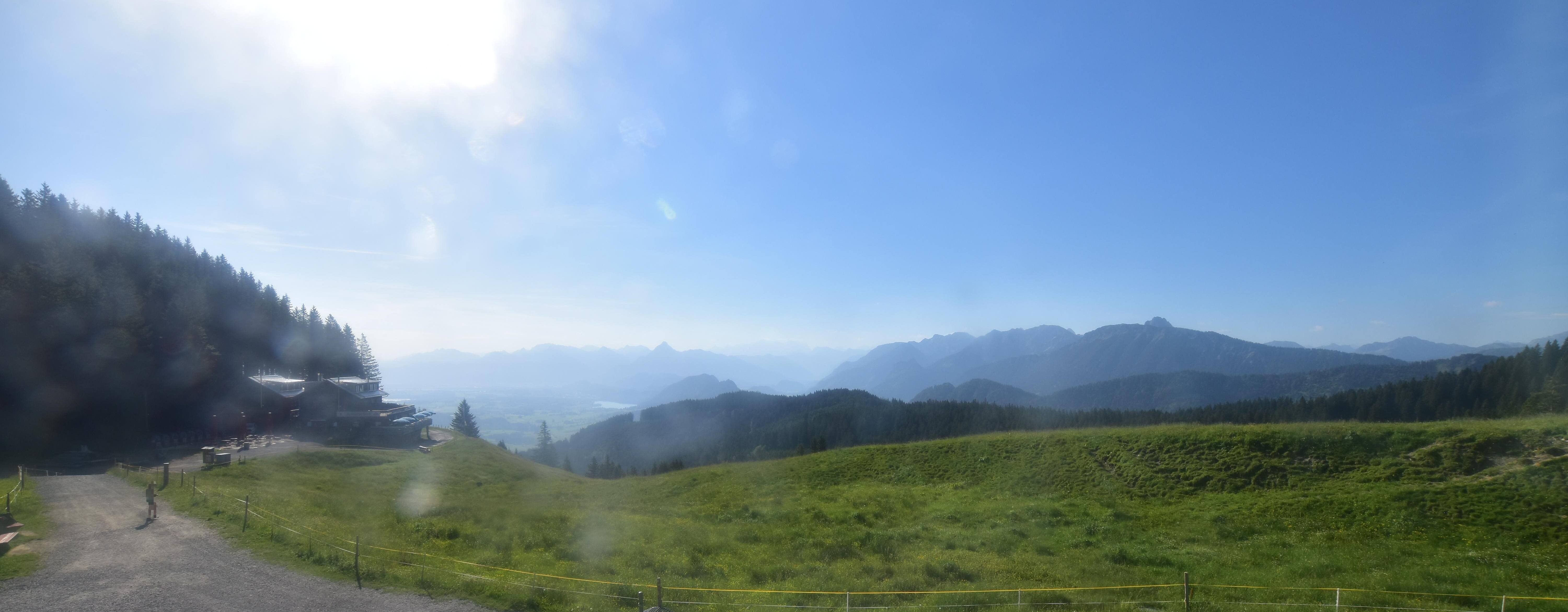 Archiv Foto Webcam Alpspitzbahn Nesselwang: Sportheim Böck