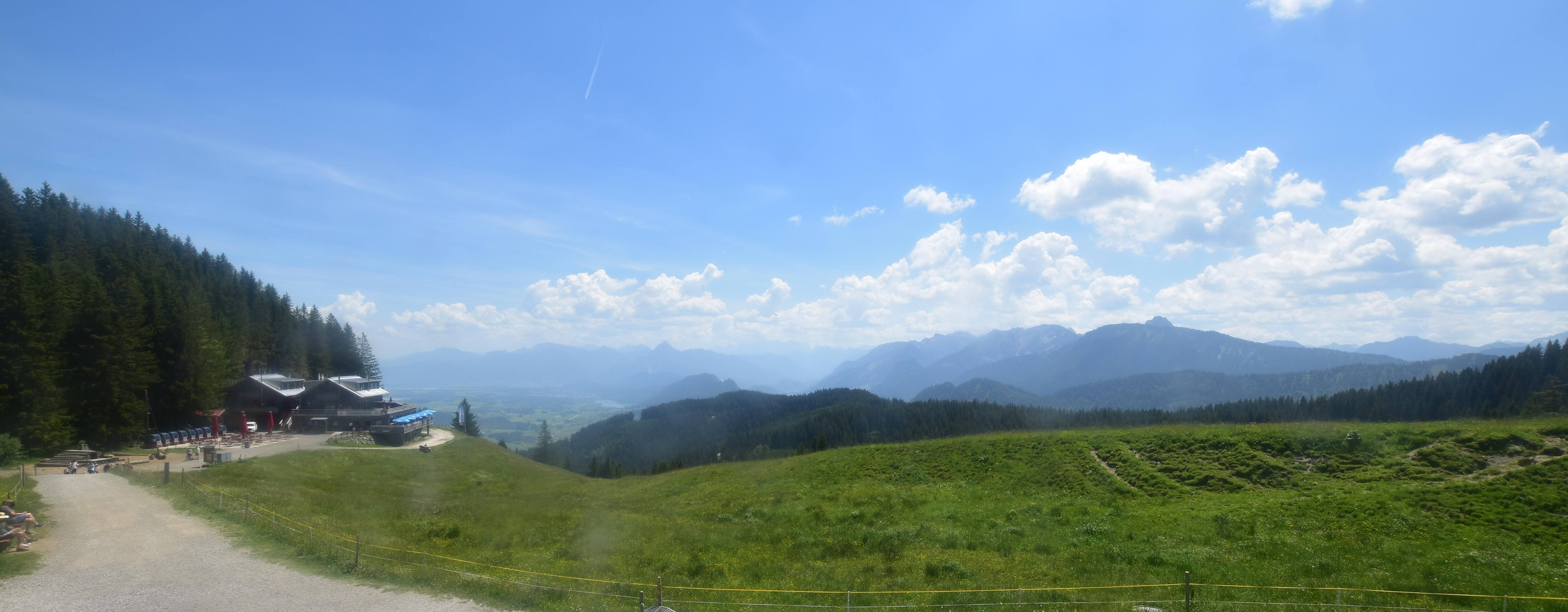 Archiv Foto Webcam Alpspitzbahn Nesselwang: Sportheim Böck