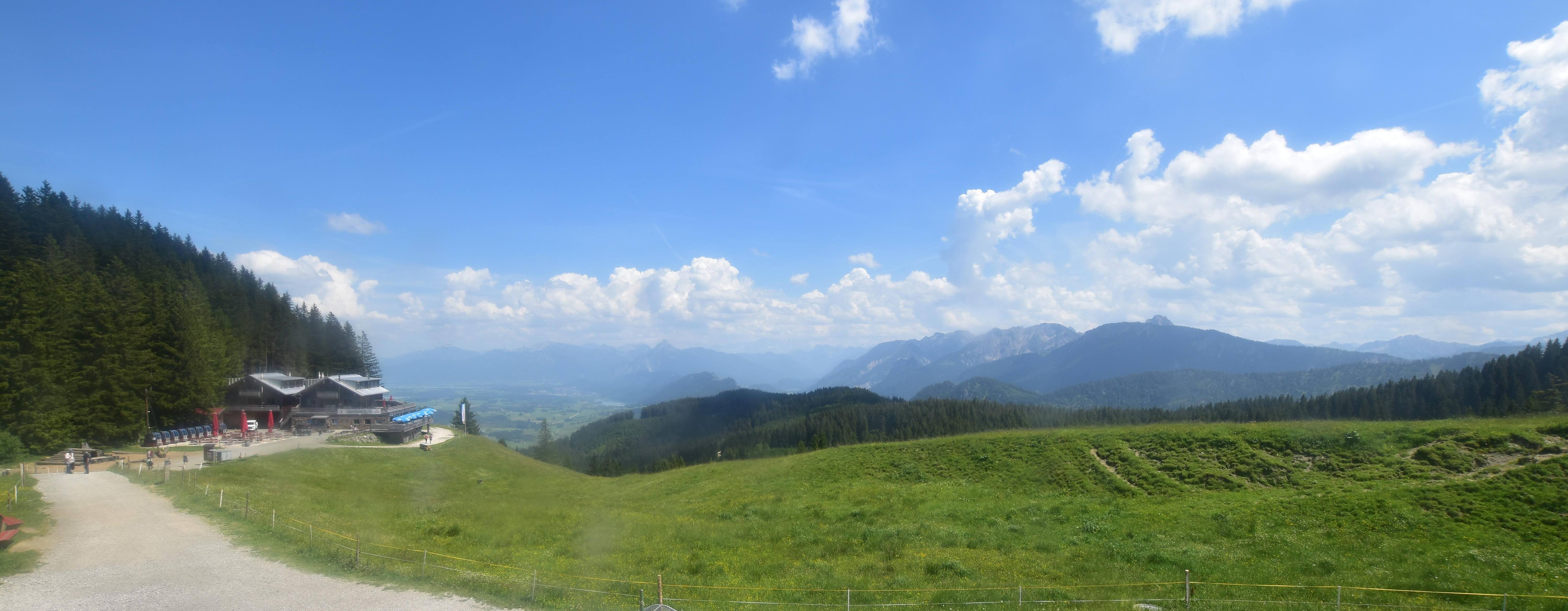 Archiv Foto Webcam Alpspitzbahn Nesselwang: Sportheim Böck