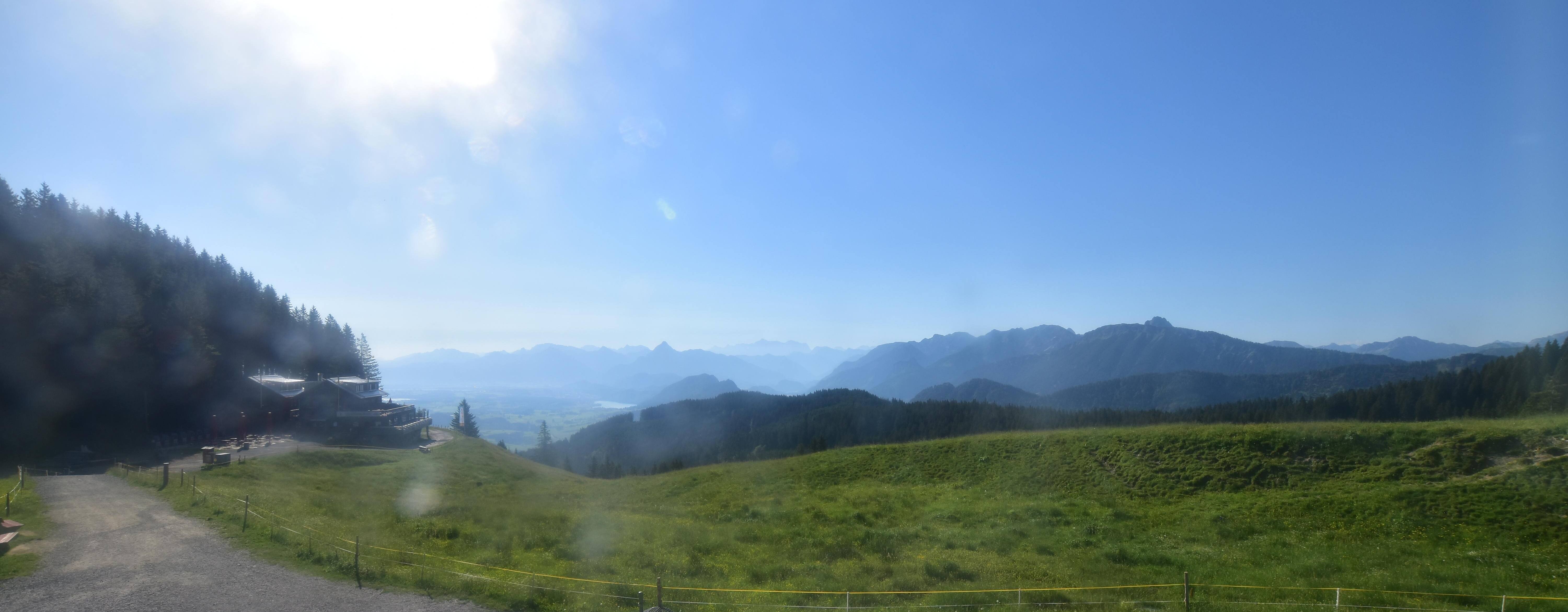 Archiv Foto Webcam Alpspitzbahn Nesselwang: Sportheim Böck