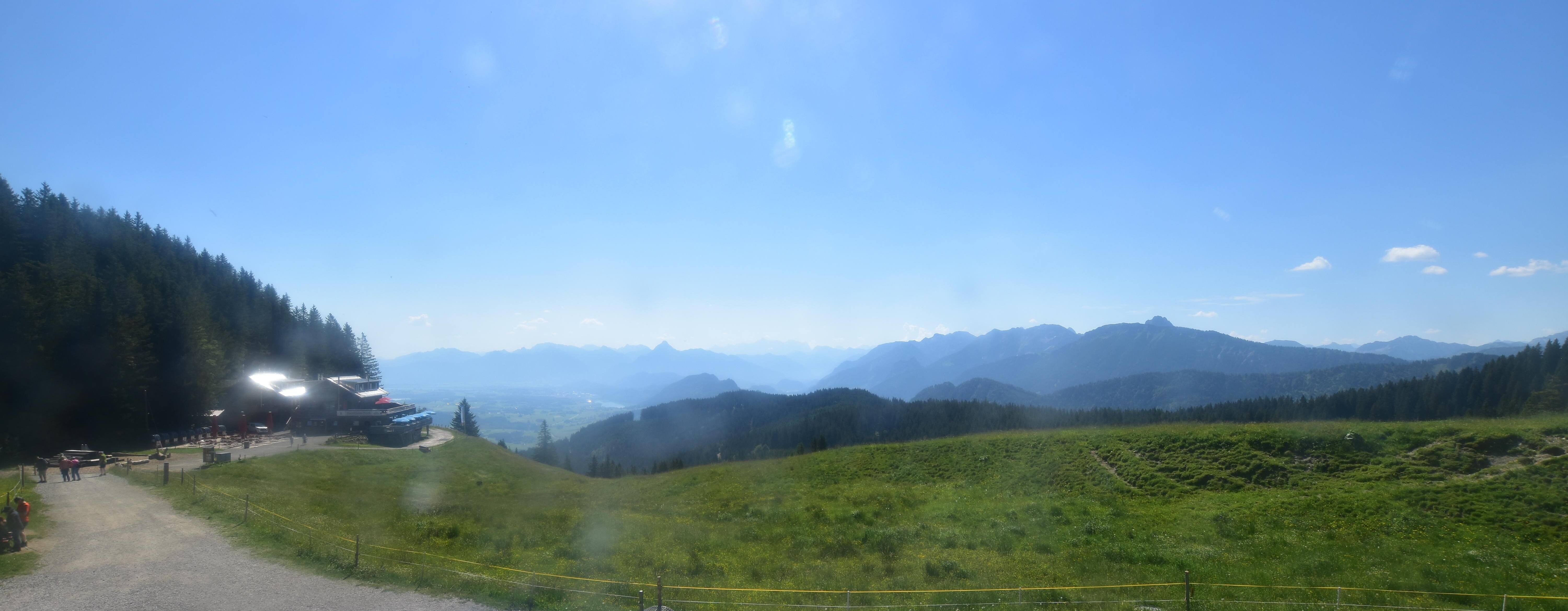 Archiv Foto Webcam Alpspitzbahn Nesselwang: Sportheim Böck