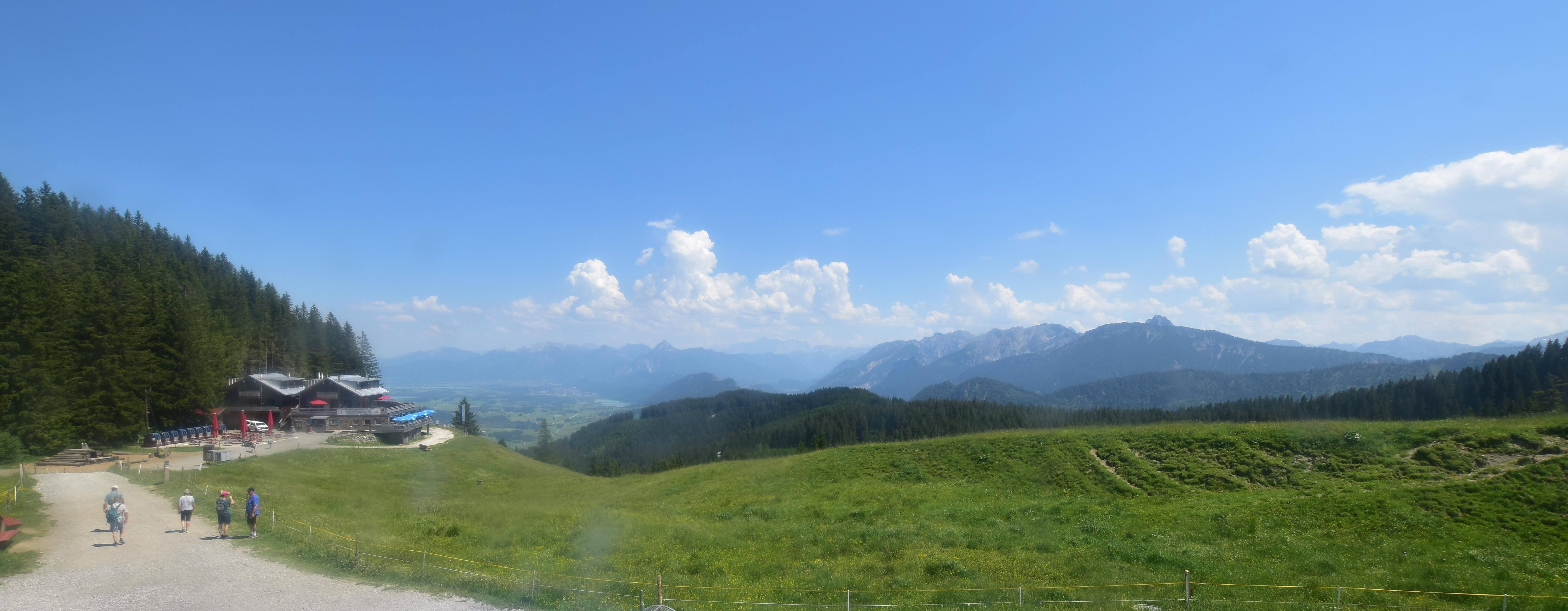 Archiv Foto Webcam Alpspitzbahn Nesselwang: Sportheim Böck