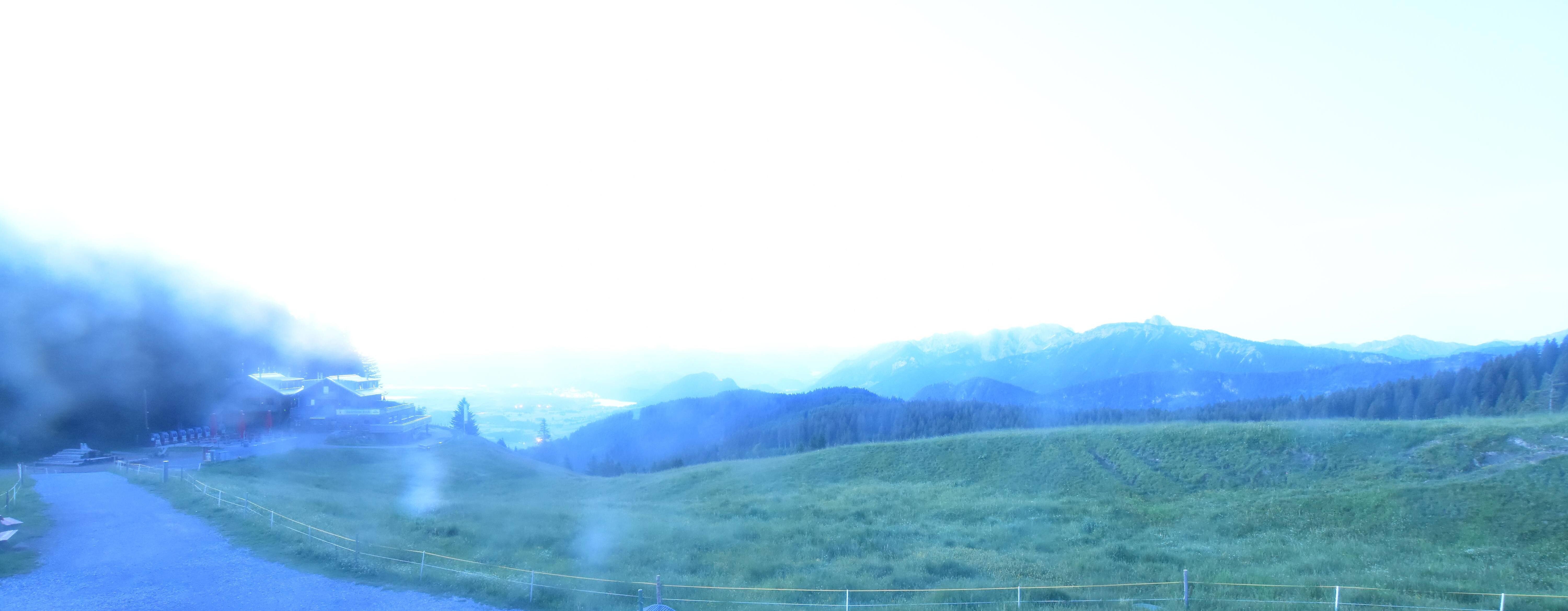 Archiv Foto Webcam Alpspitzbahn Nesselwang: Sportheim Böck