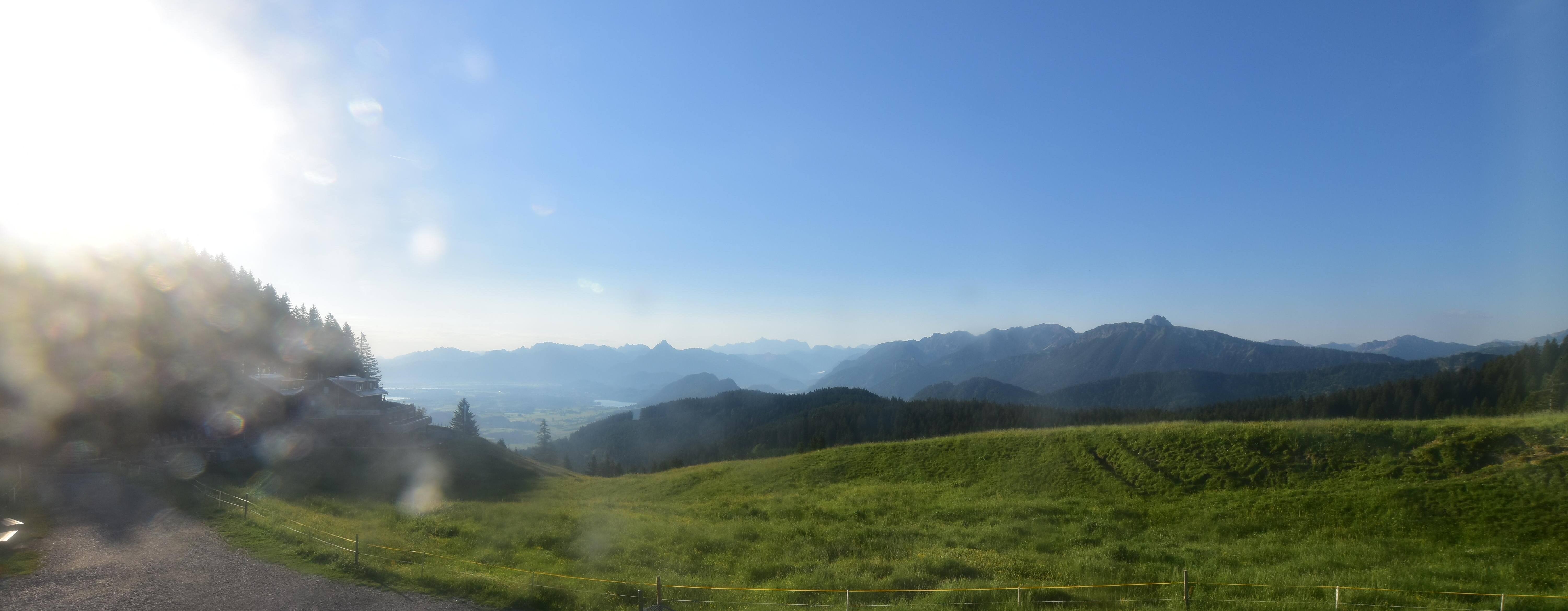 Archiv Foto Webcam Alpspitzbahn Nesselwang: Sportheim Böck