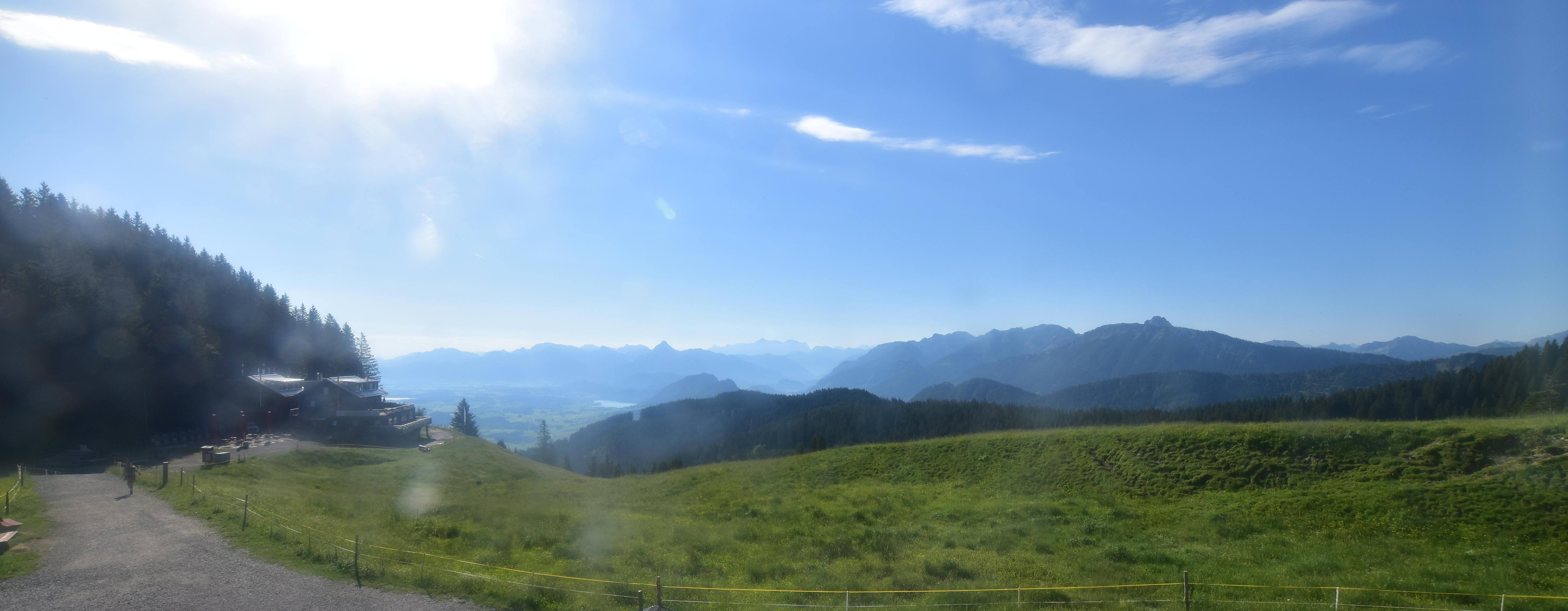 Archiv Foto Webcam Alpspitzbahn Nesselwang: Sportheim Böck