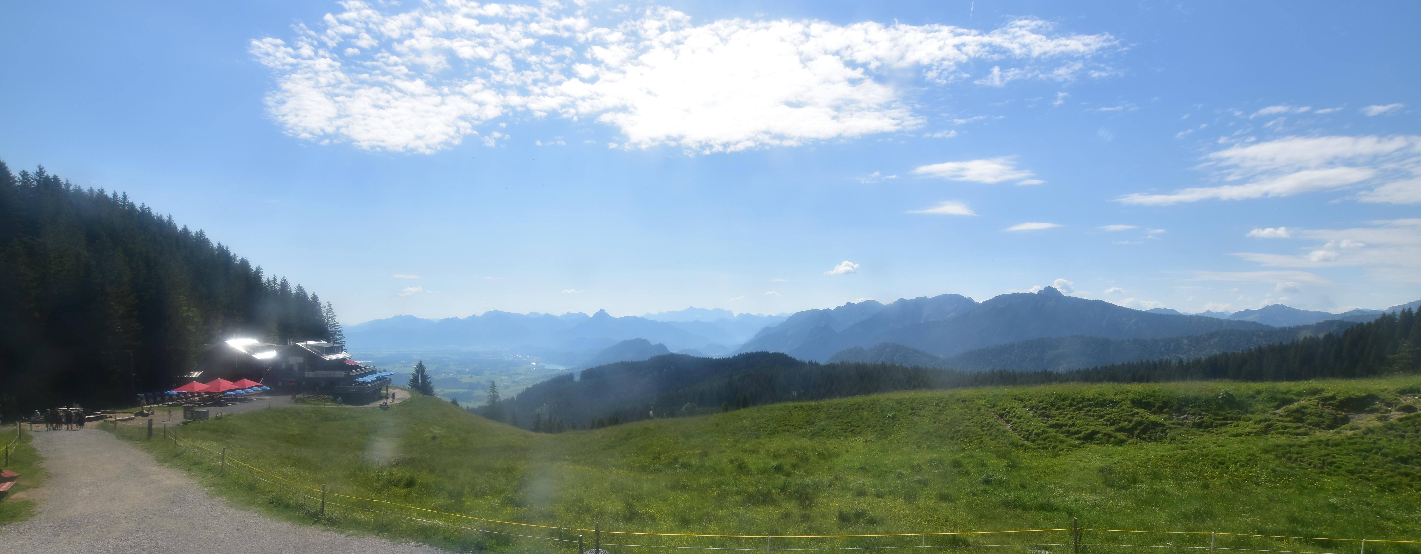 Archiv Foto Webcam Alpspitzbahn Nesselwang: Sportheim Böck