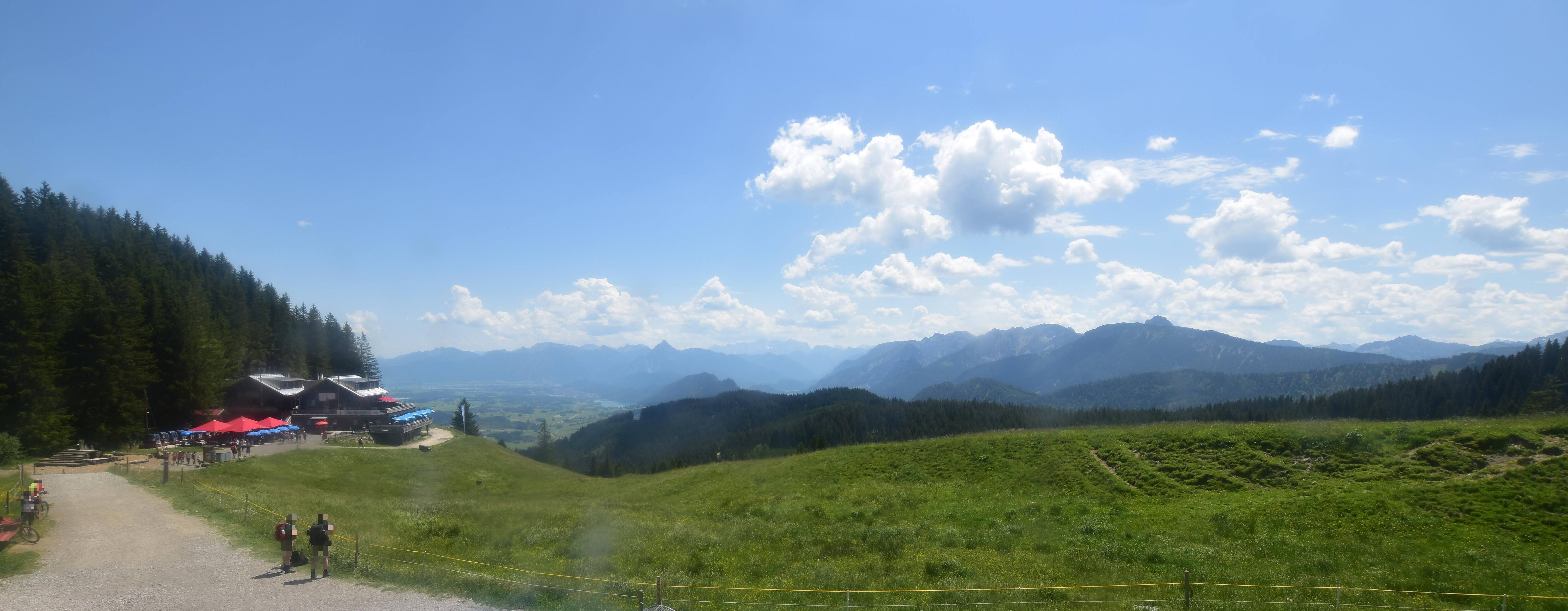 Archiv Foto Webcam Alpspitzbahn Nesselwang: Sportheim Böck