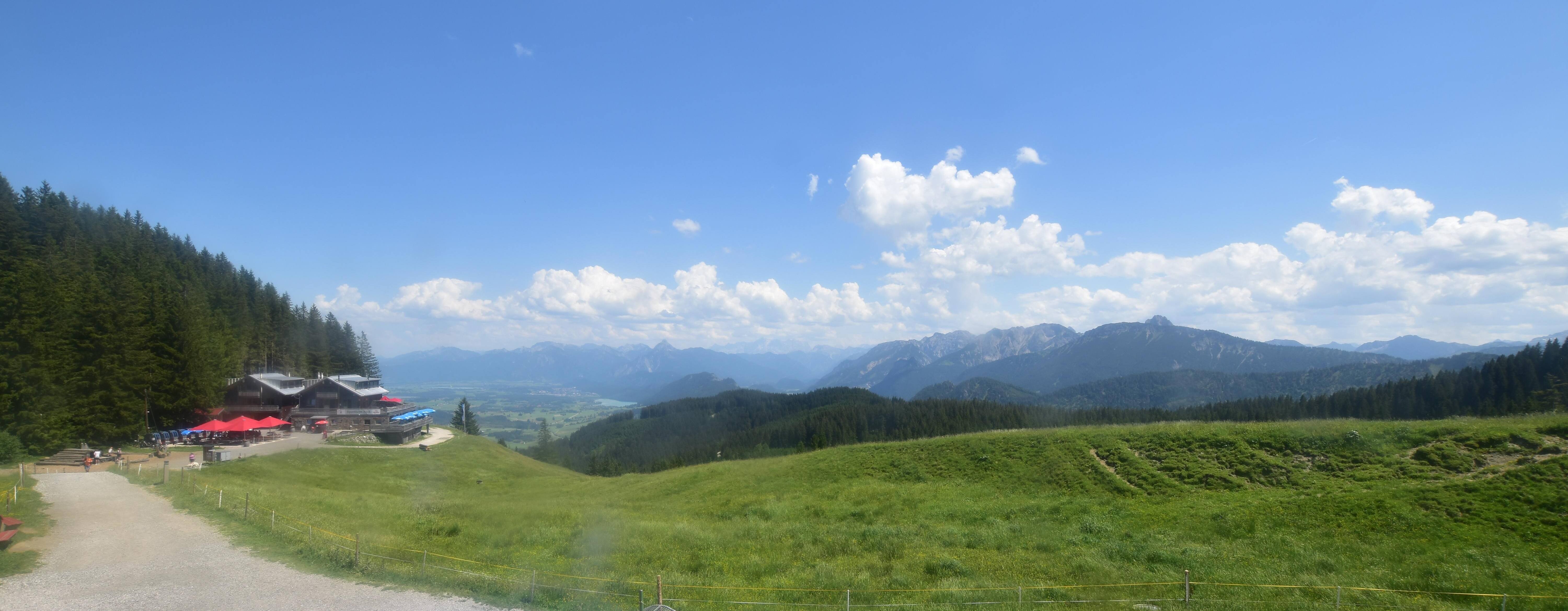 Archiv Foto Webcam Alpspitzbahn Nesselwang: Sportheim Böck
