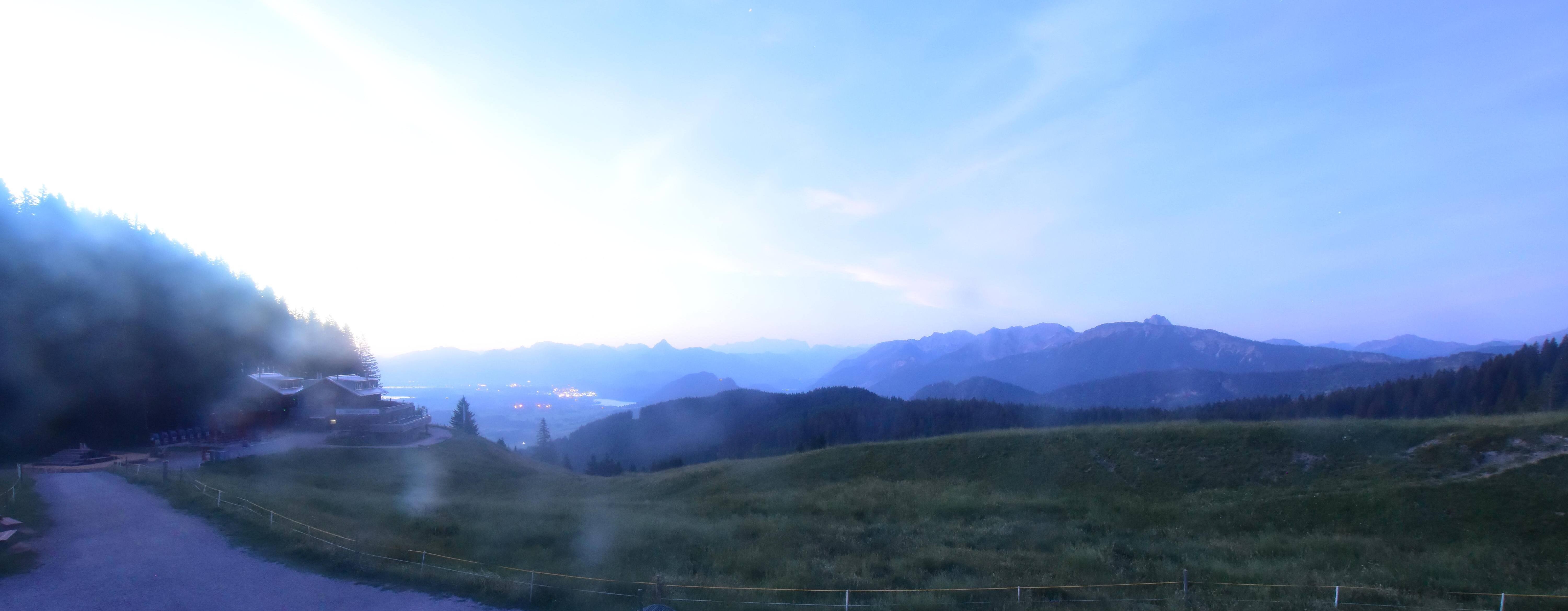 Archiv Foto Webcam Alpspitzbahn Nesselwang: Sportheim Böck