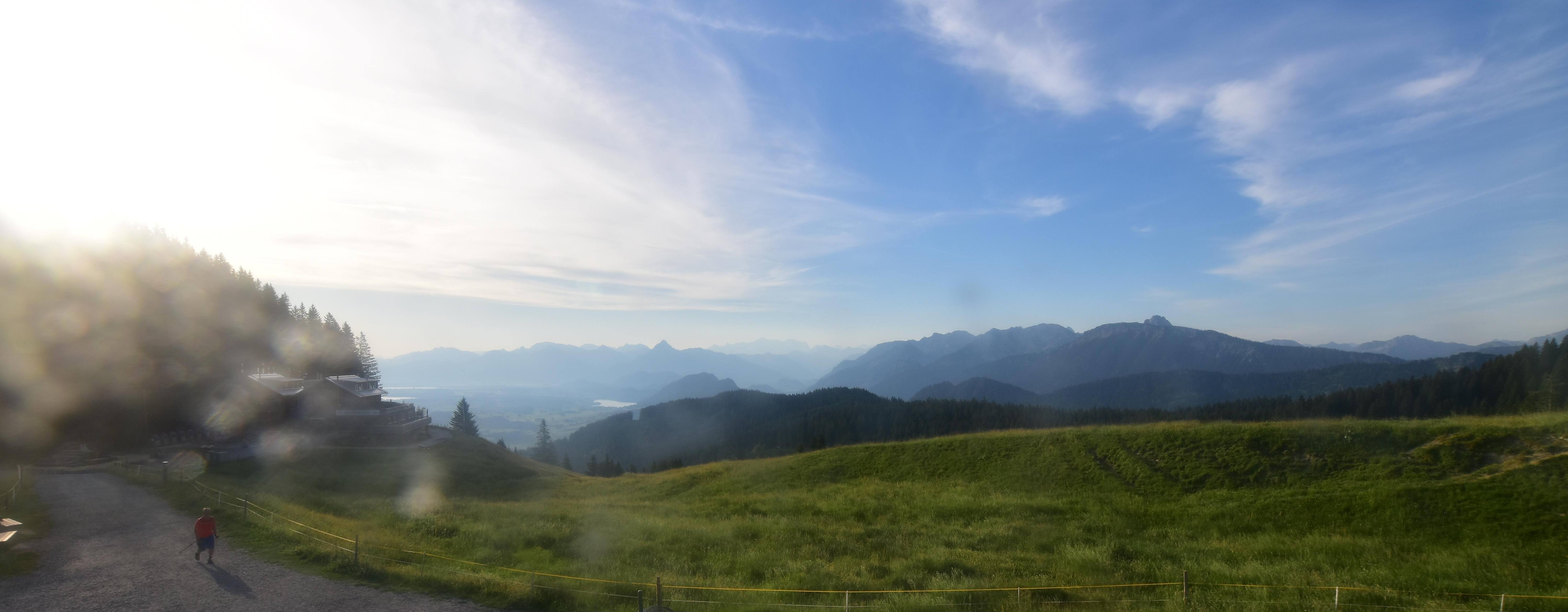 Archiv Foto Webcam Alpspitzbahn Nesselwang: Sportheim Böck