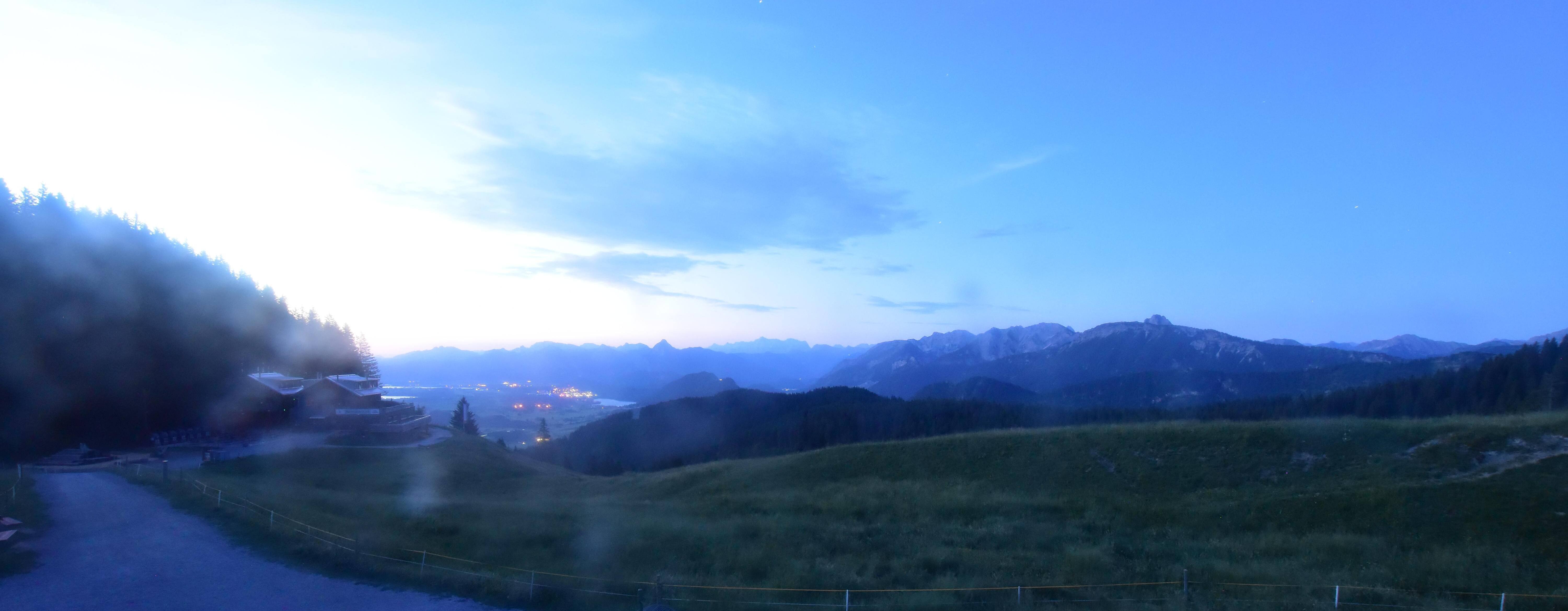 Archiv Foto Webcam Alpspitzbahn Nesselwang: Sportheim Böck