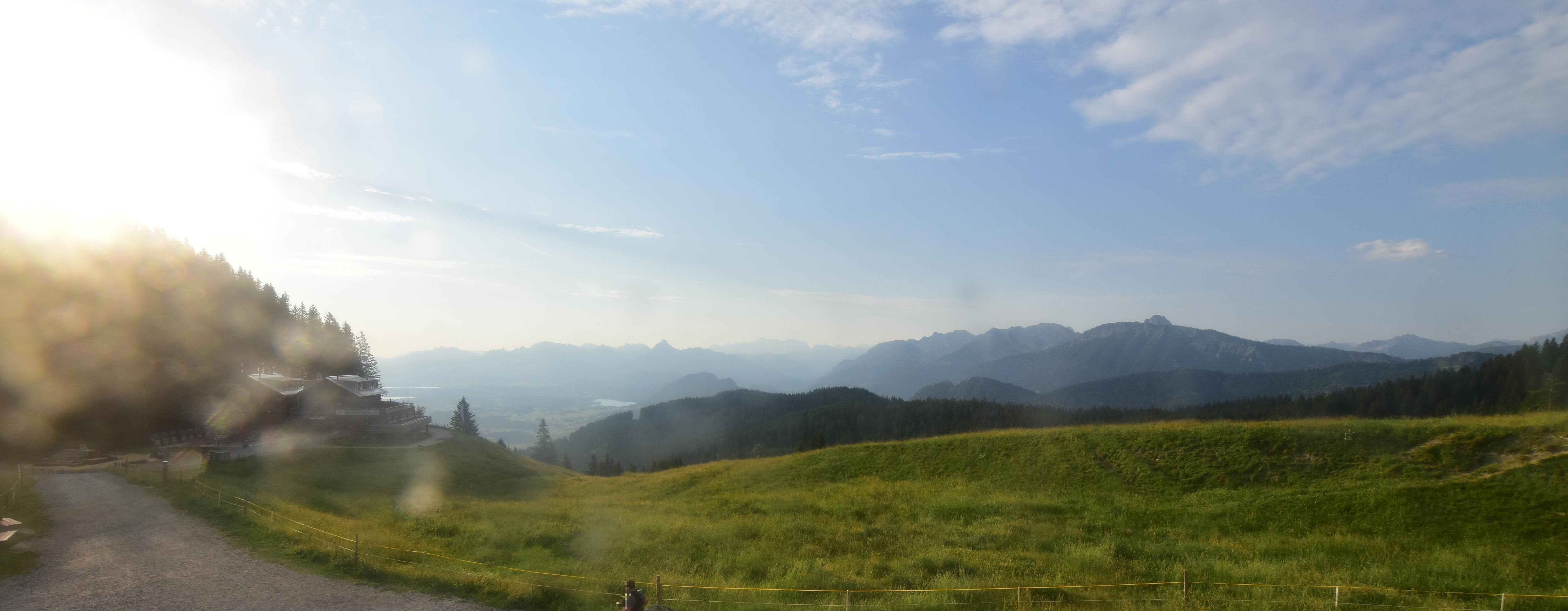 Archiv Foto Webcam Alpspitzbahn Nesselwang: Sportheim Böck