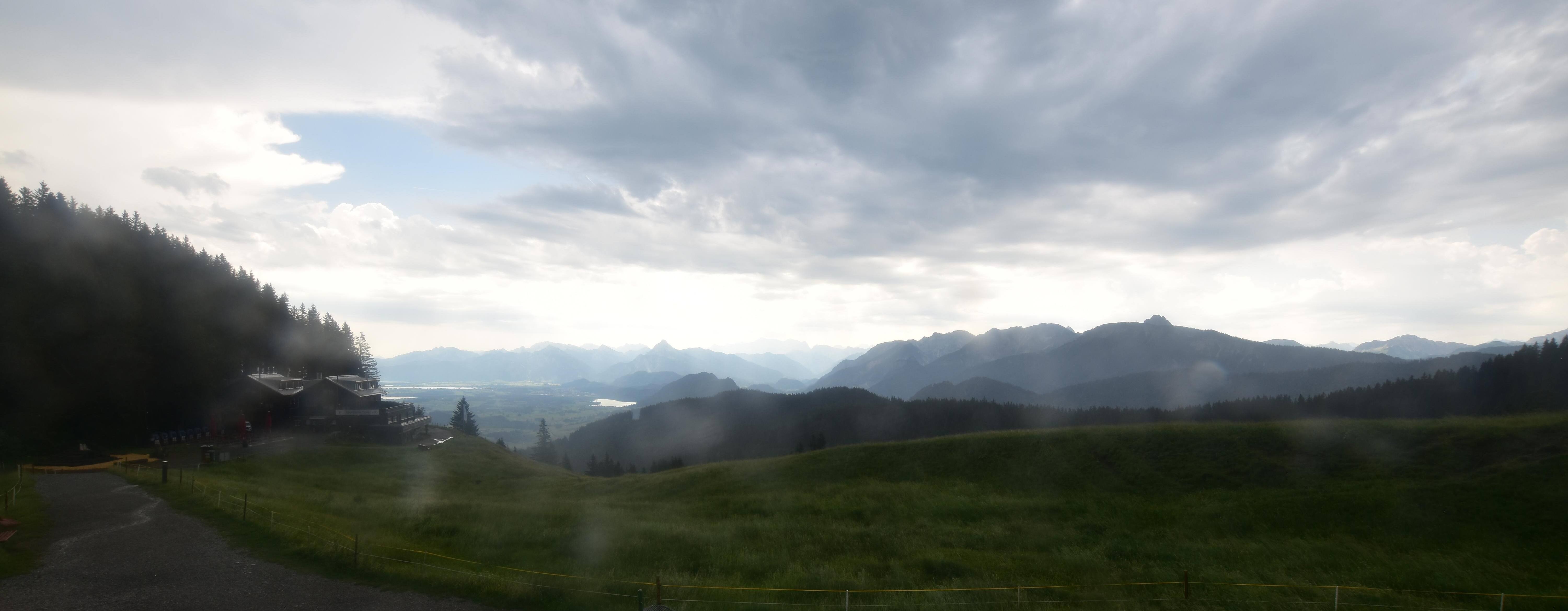 Archiv Foto Webcam Alpspitzbahn Nesselwang: Sportheim Böck