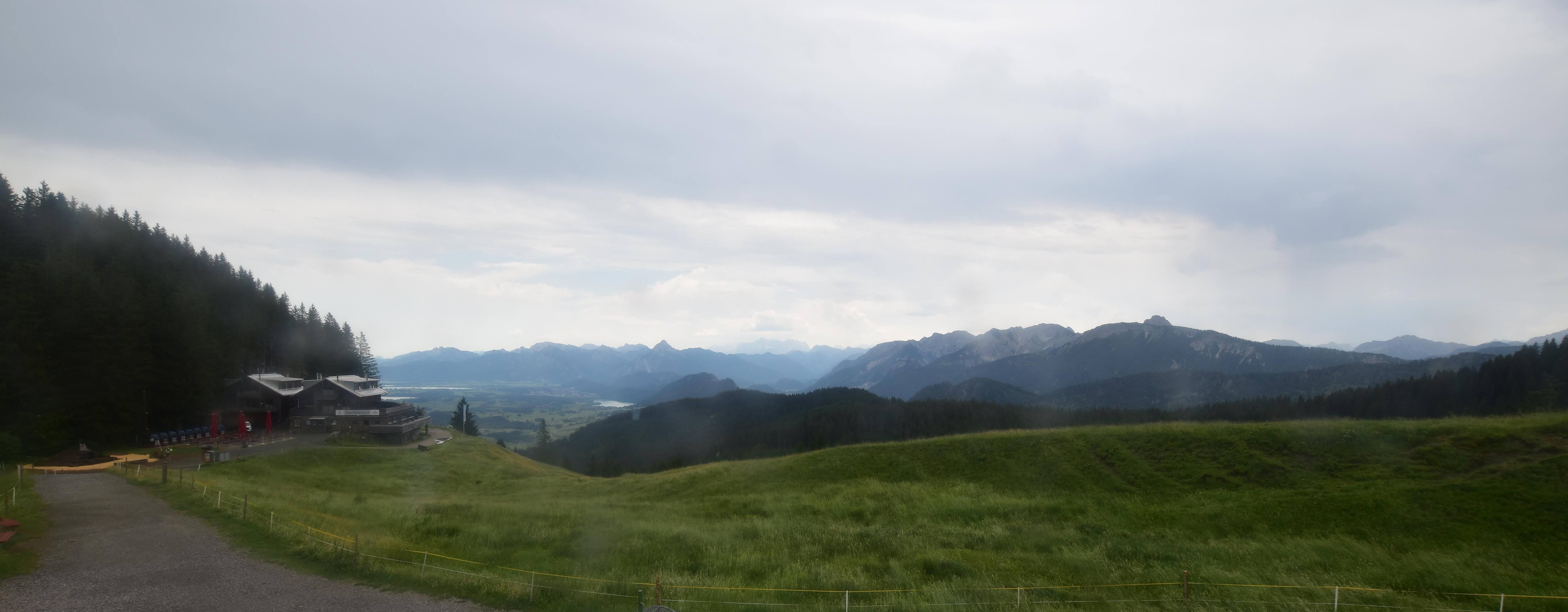 Archiv Foto Webcam Alpspitzbahn Nesselwang: Sportheim Böck