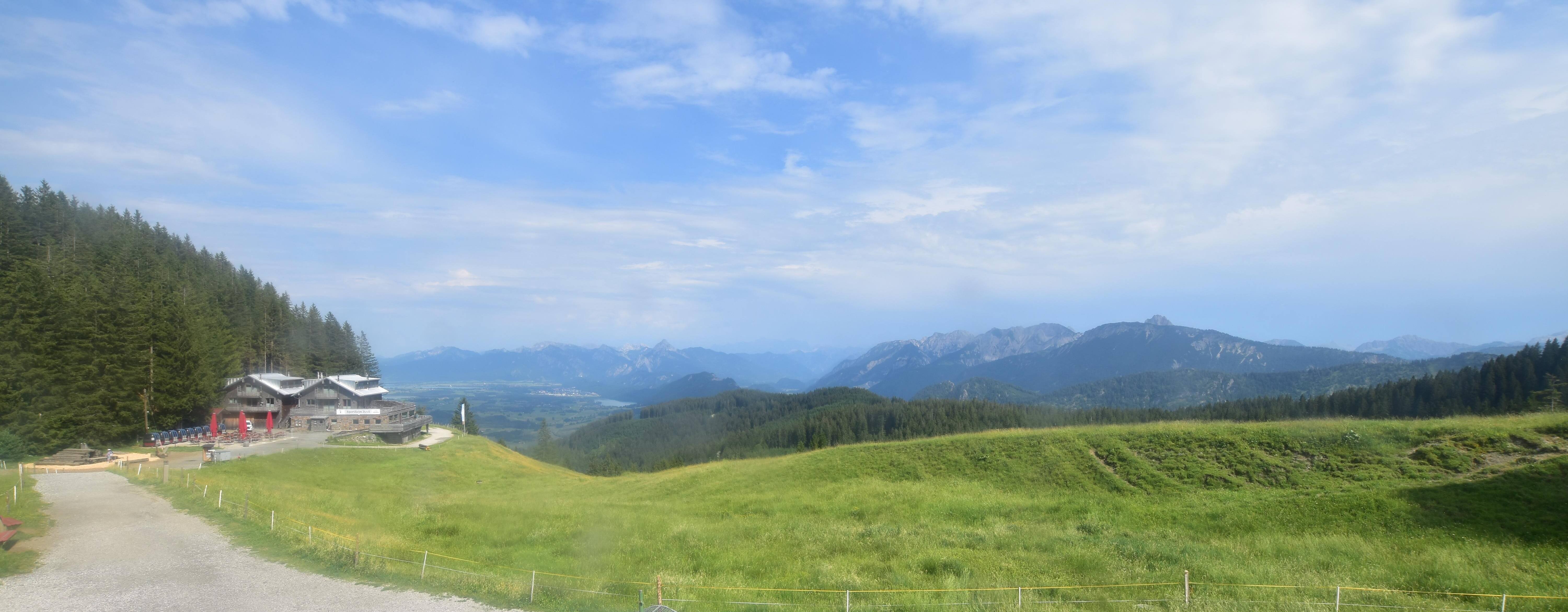 Archiv Foto Webcam Alpspitzbahn Nesselwang: Sportheim Böck
