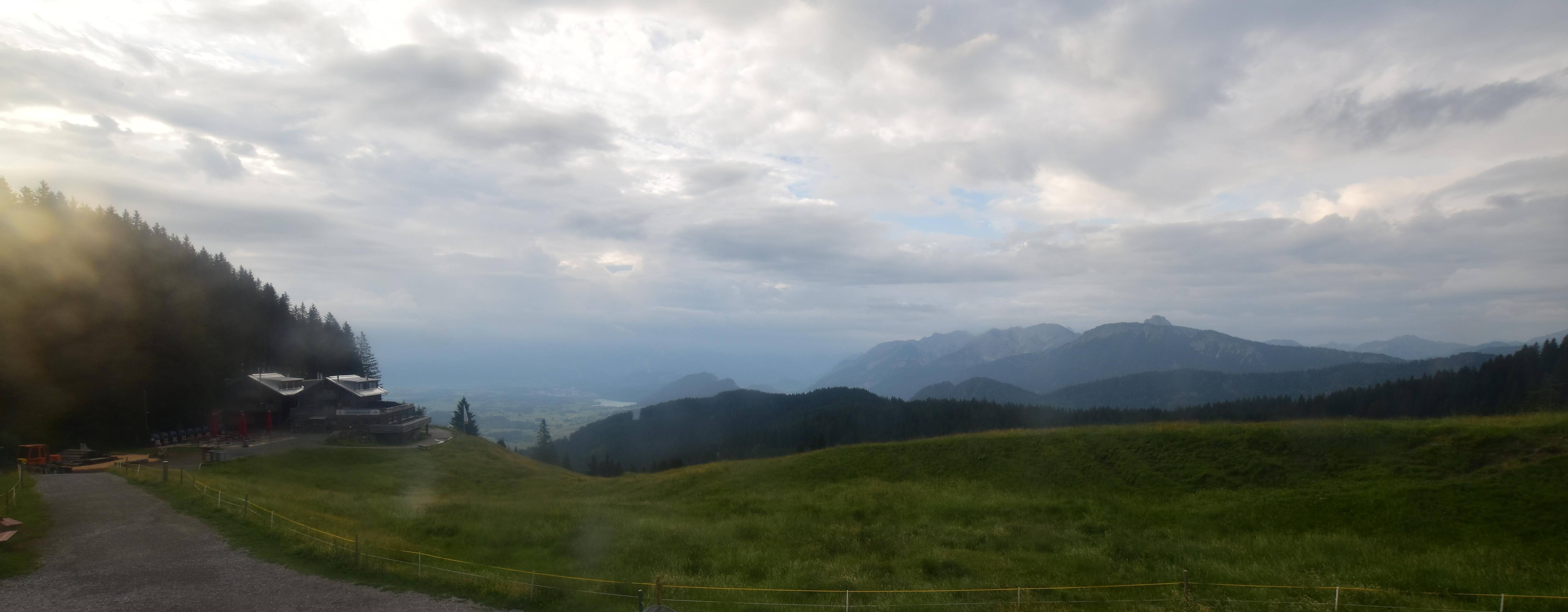 Archiv Foto Webcam Alpspitzbahn Nesselwang: Sportheim Böck