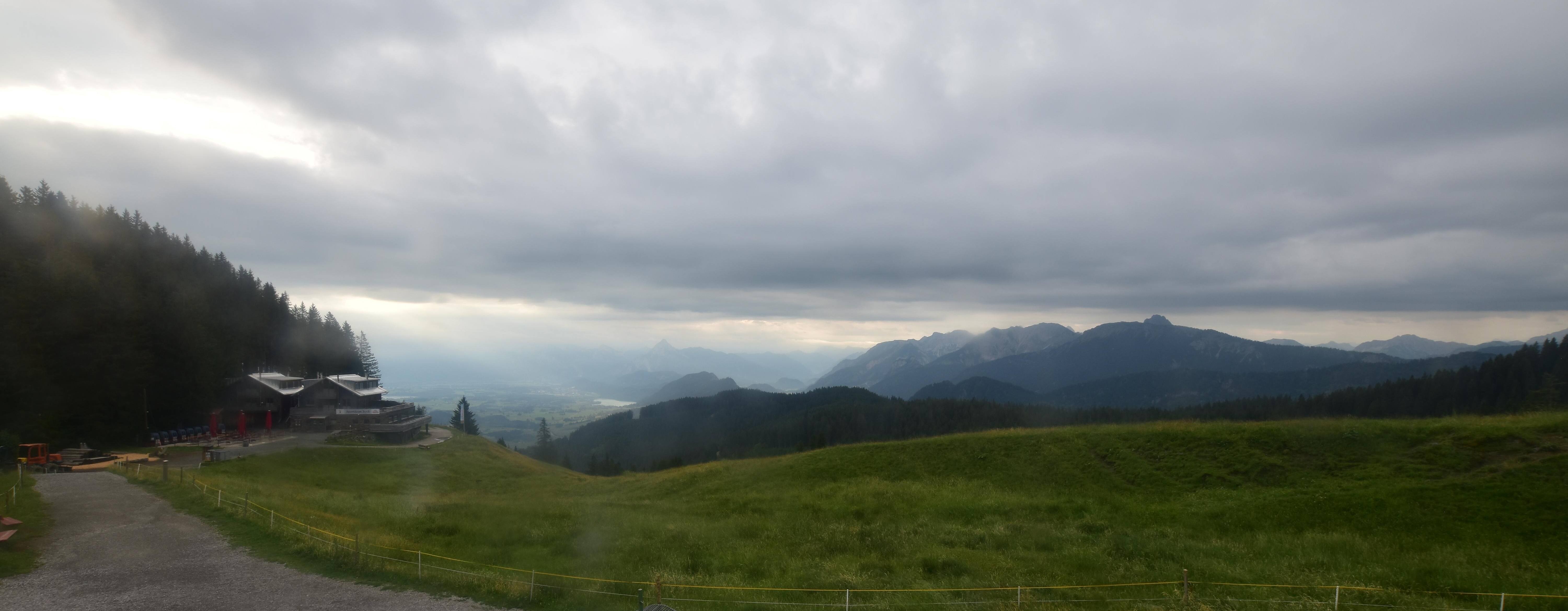 Archiv Foto Webcam Alpspitzbahn Nesselwang: Sportheim Böck