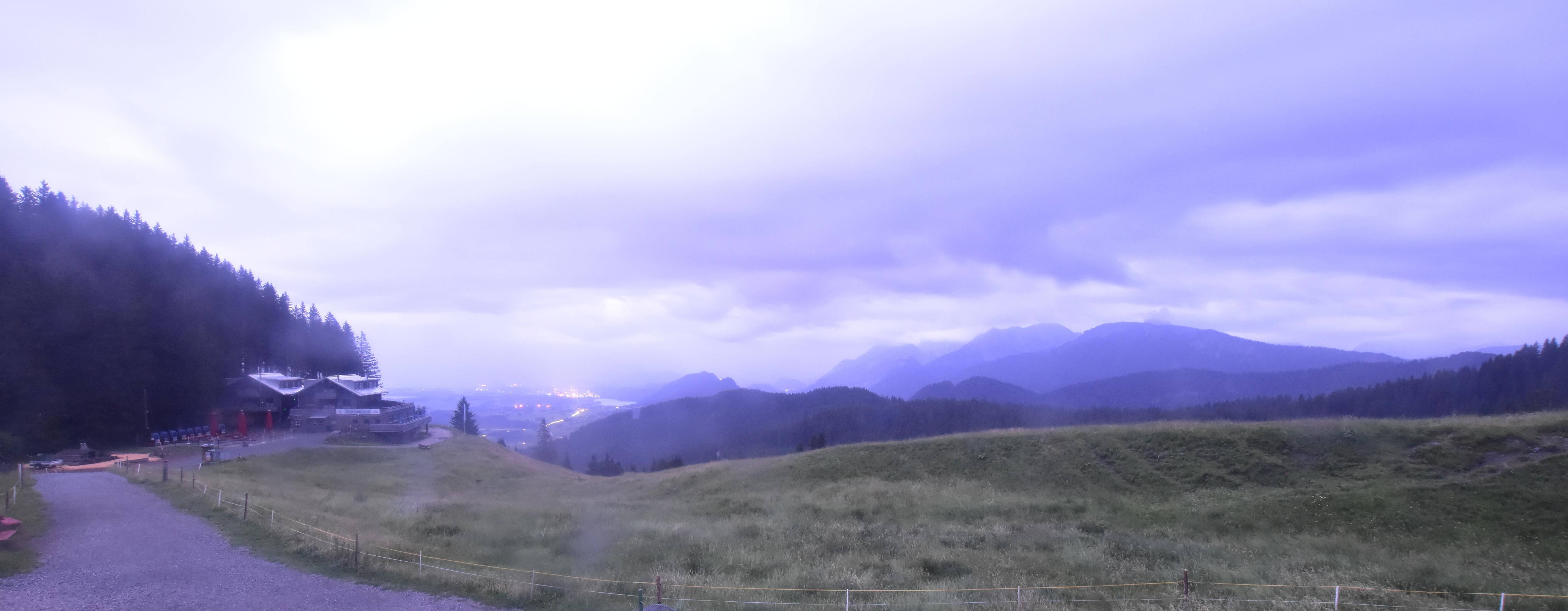 Archiv Foto Webcam Alpspitzbahn Nesselwang: Sportheim Böck