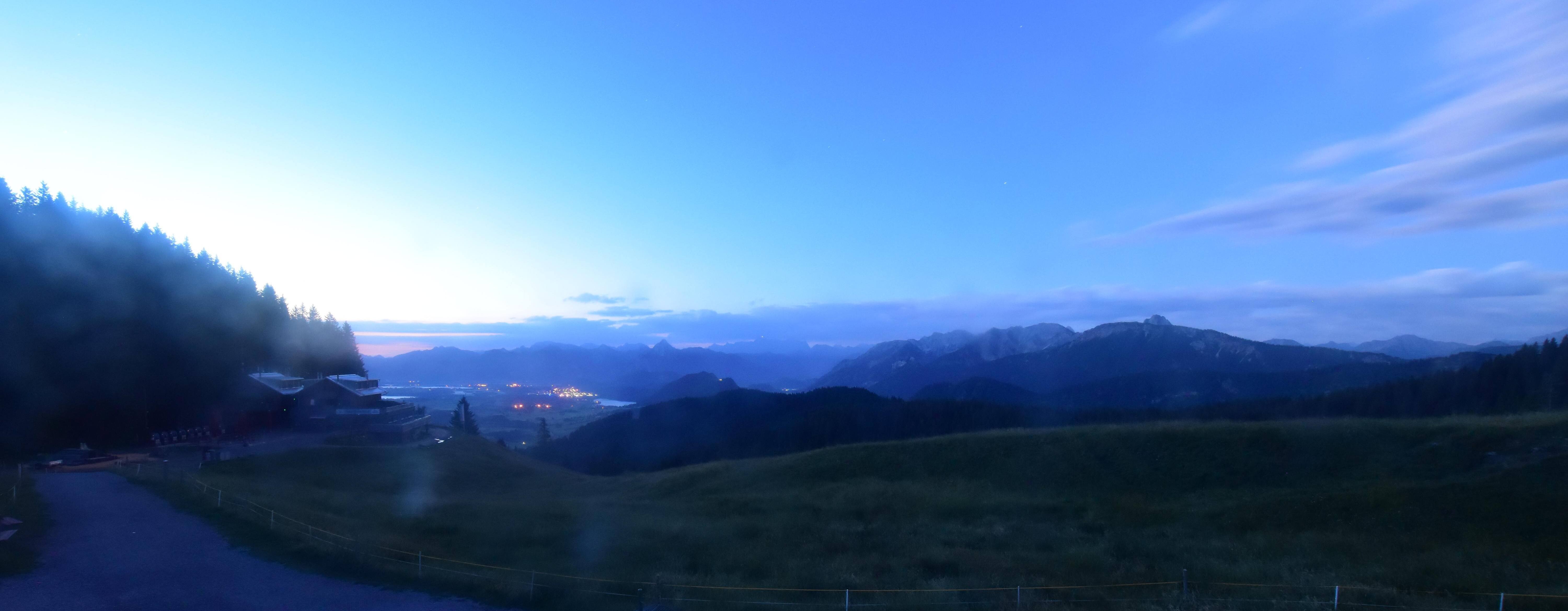 Archiv Foto Webcam Alpspitzbahn Nesselwang: Sportheim Böck