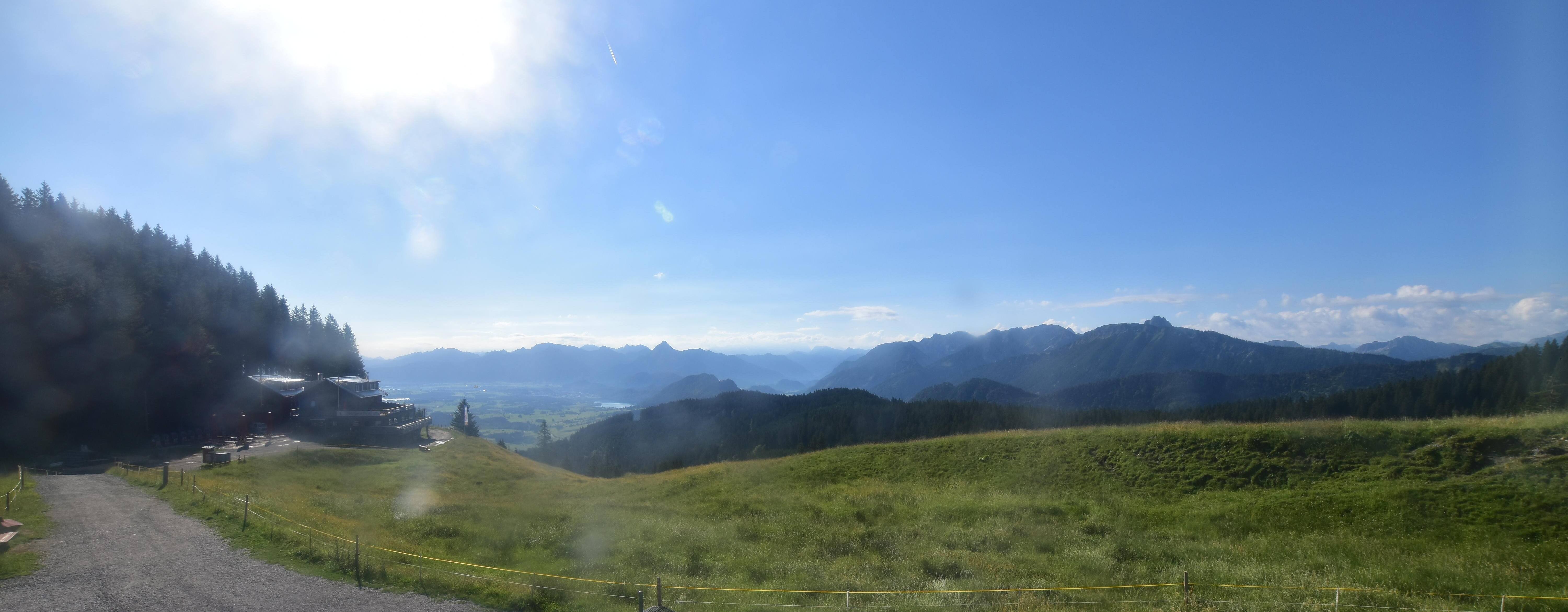 Archiv Foto Webcam Alpspitzbahn Nesselwang: Sportheim Böck