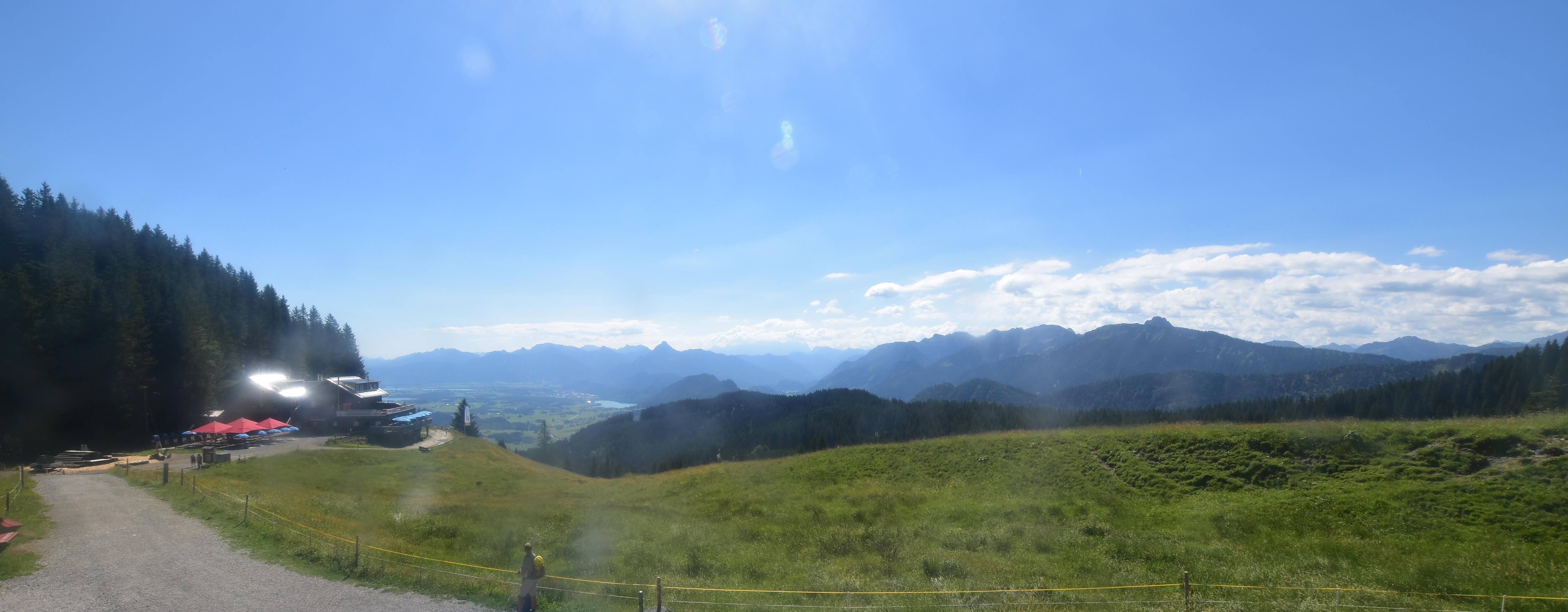 Archiv Foto Webcam Alpspitzbahn Nesselwang: Sportheim Böck