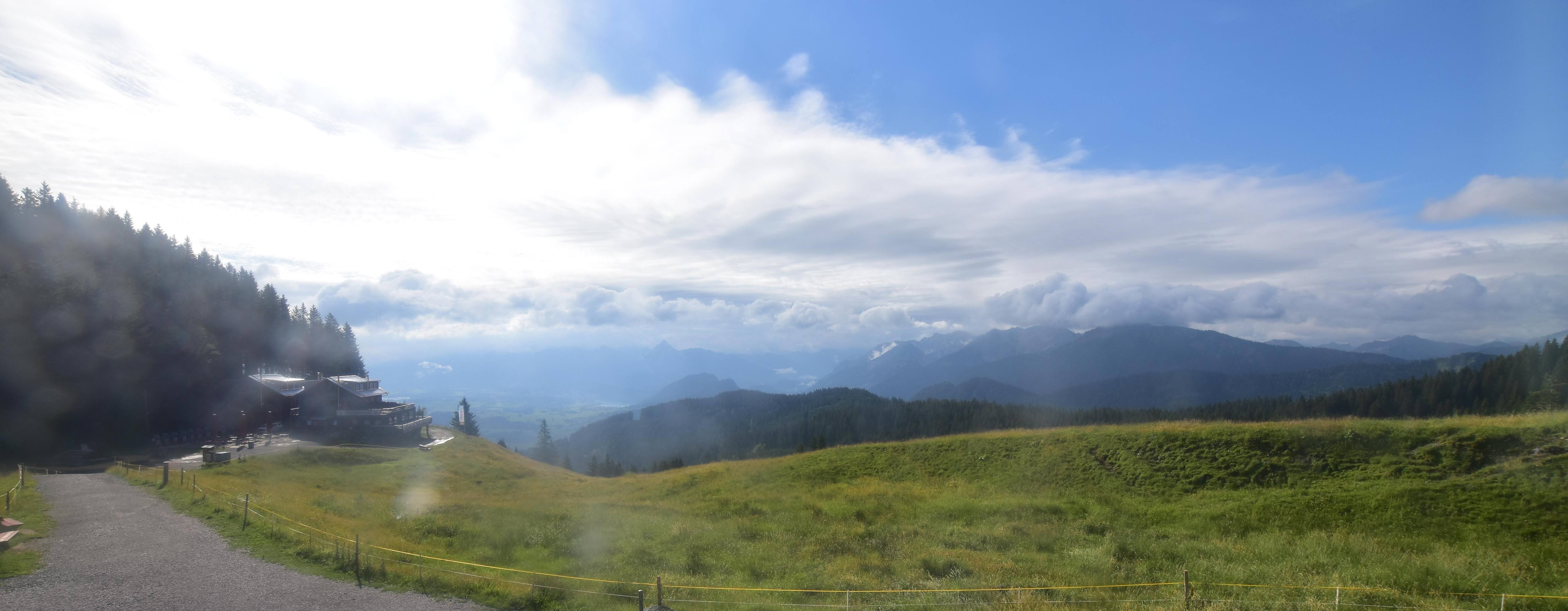 Archiv Foto Webcam Alpspitzbahn Nesselwang: Sportheim Böck