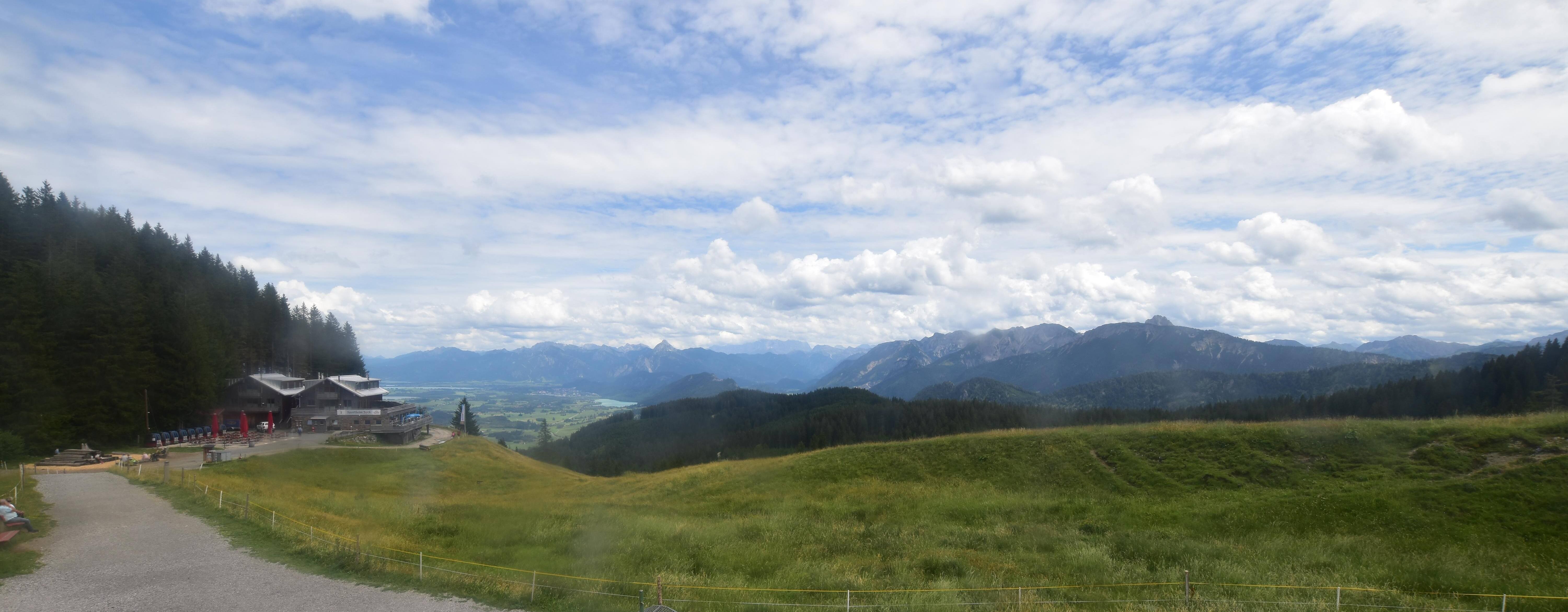 Archiv Foto Webcam Alpspitzbahn Nesselwang: Sportheim Böck