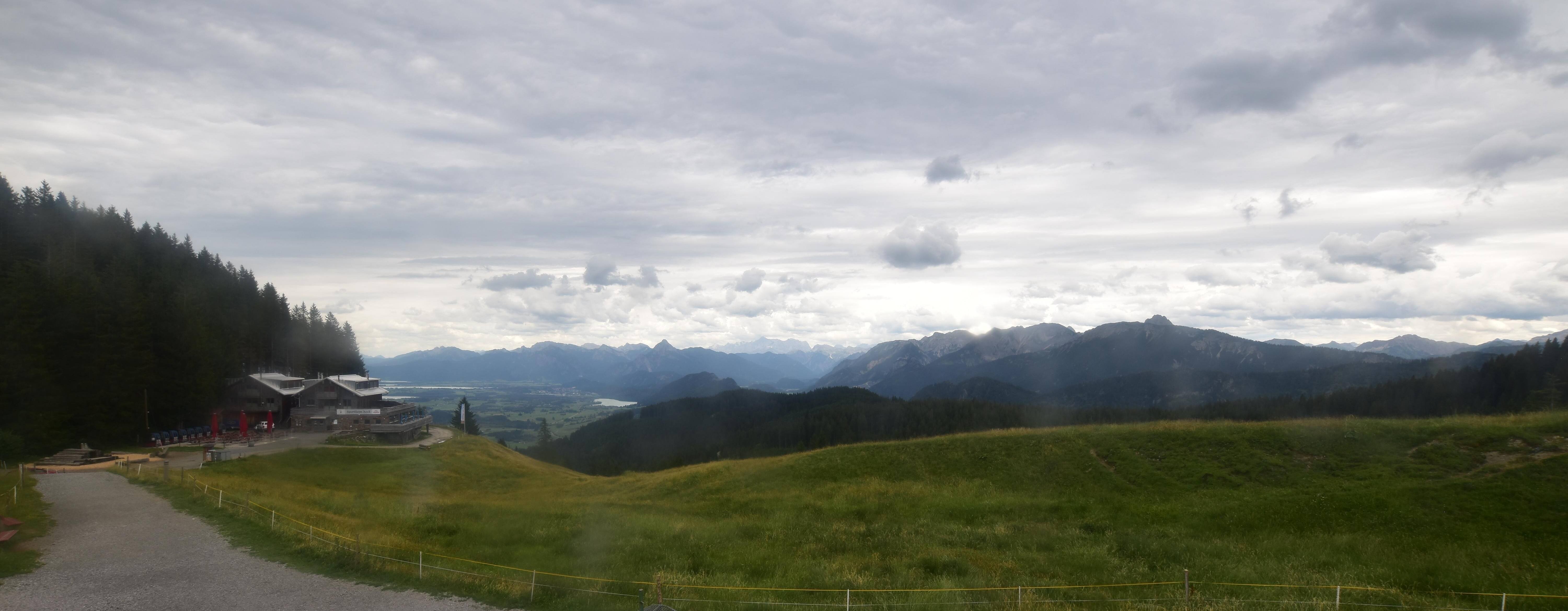 Archiv Foto Webcam Alpspitzbahn Nesselwang: Sportheim Böck