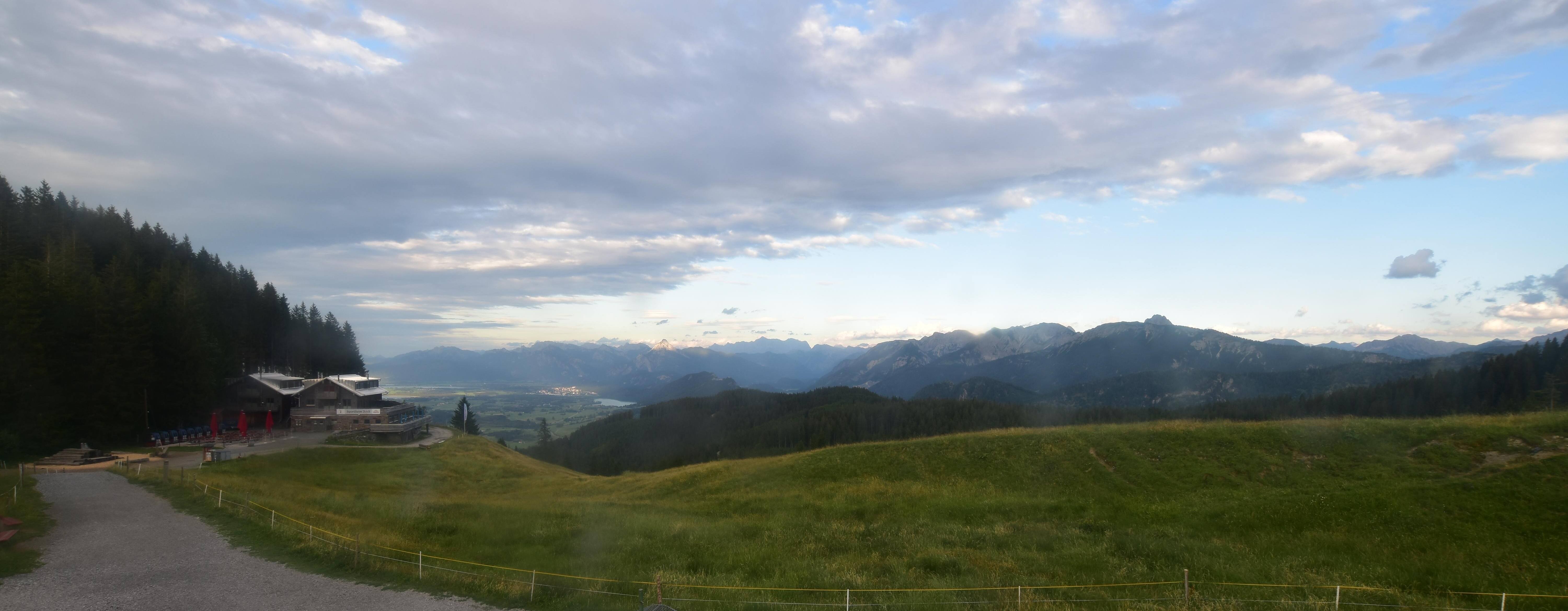 Archiv Foto Webcam Alpspitzbahn Nesselwang: Sportheim Böck