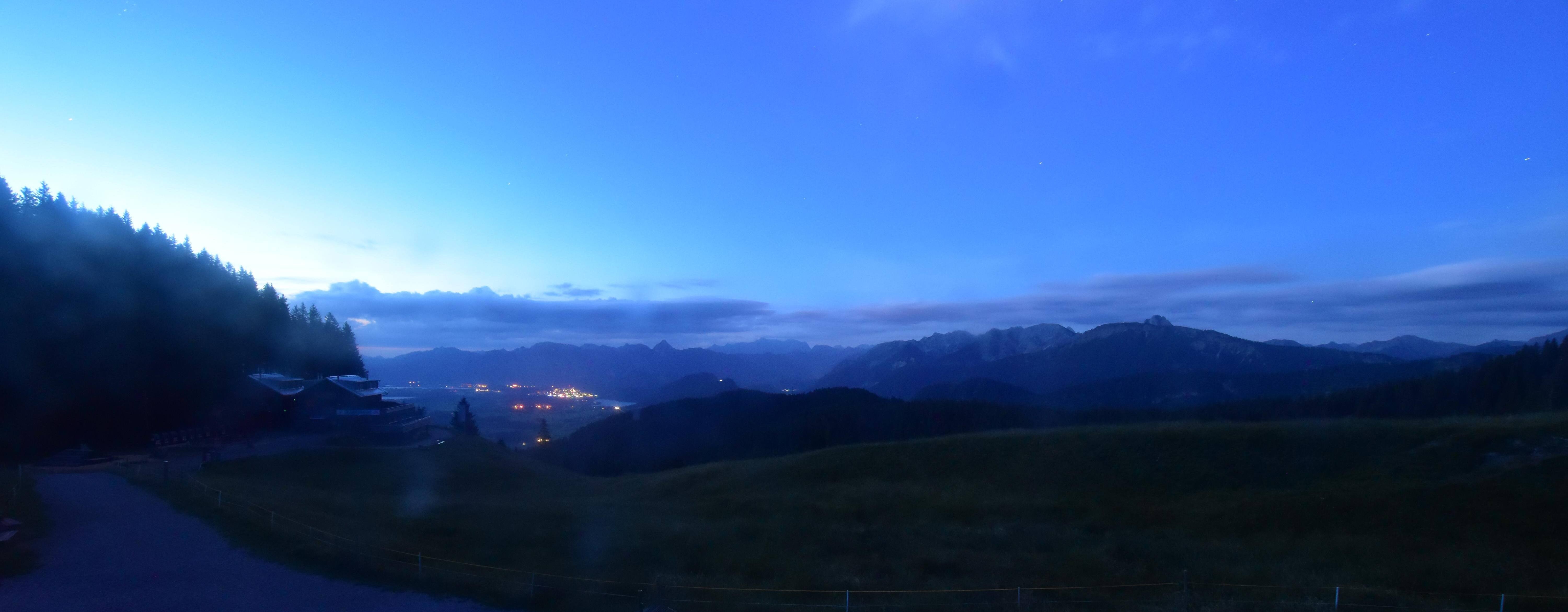 Archiv Foto Webcam Alpspitzbahn Nesselwang: Sportheim Böck