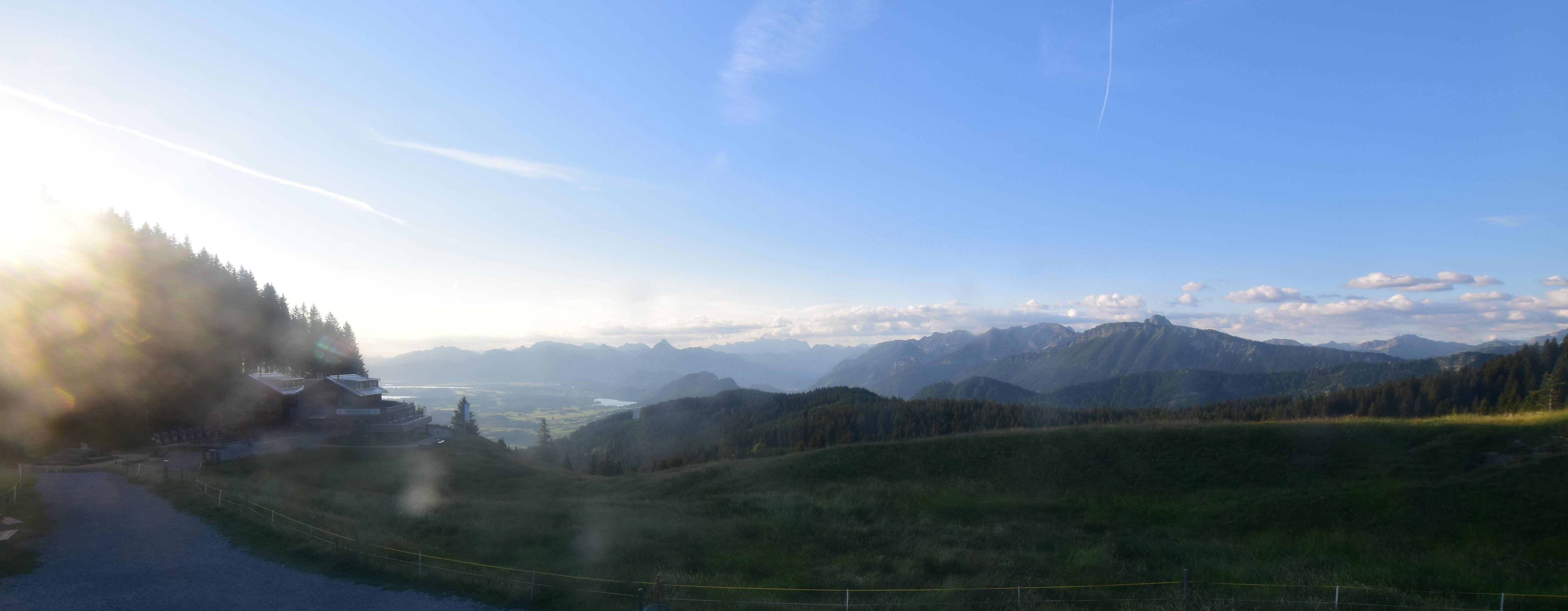 Archiv Foto Webcam Alpspitzbahn Nesselwang: Sportheim Böck