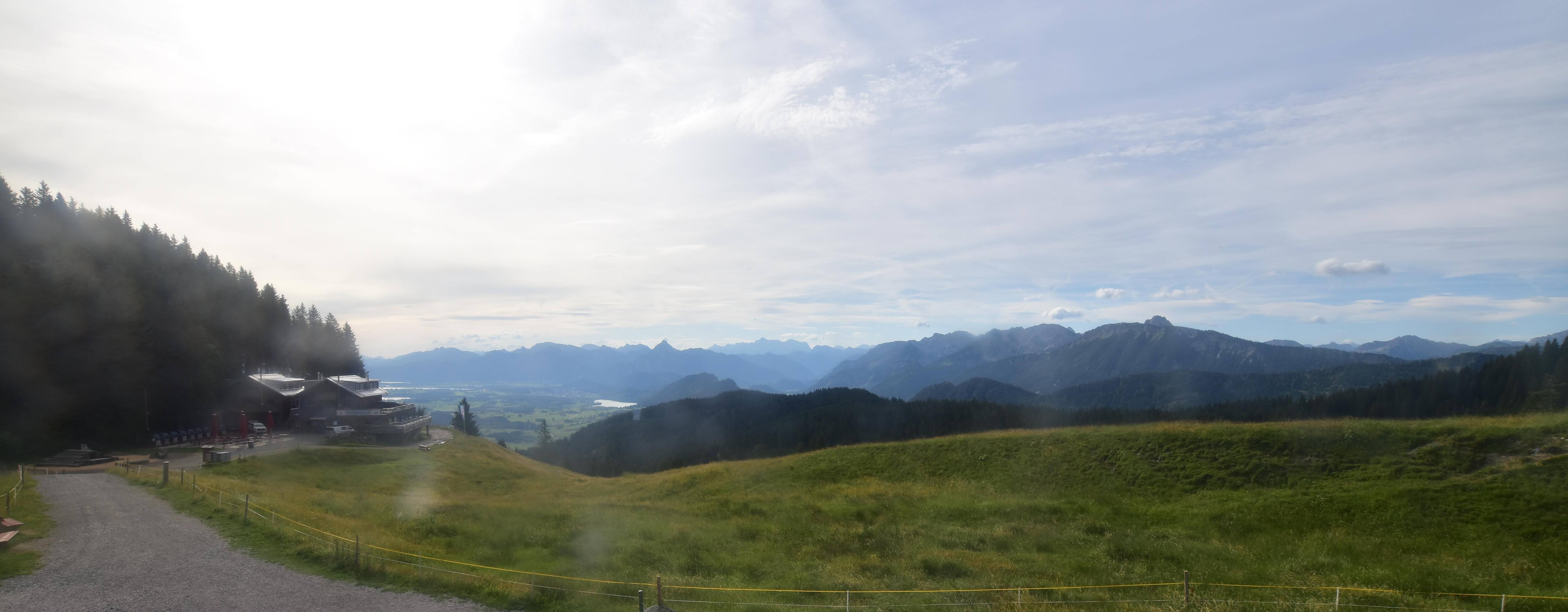 Archiv Foto Webcam Alpspitzbahn Nesselwang: Sportheim Böck