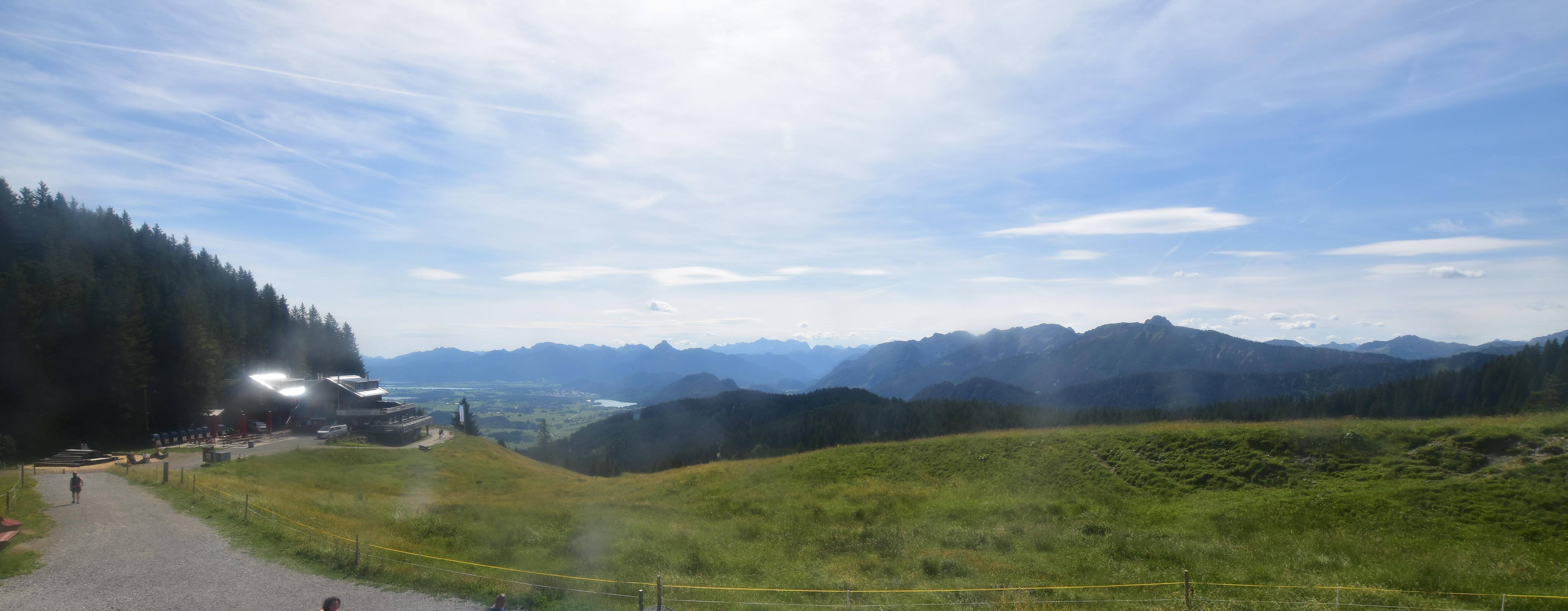 Archiv Foto Webcam Alpspitzbahn Nesselwang: Sportheim Böck