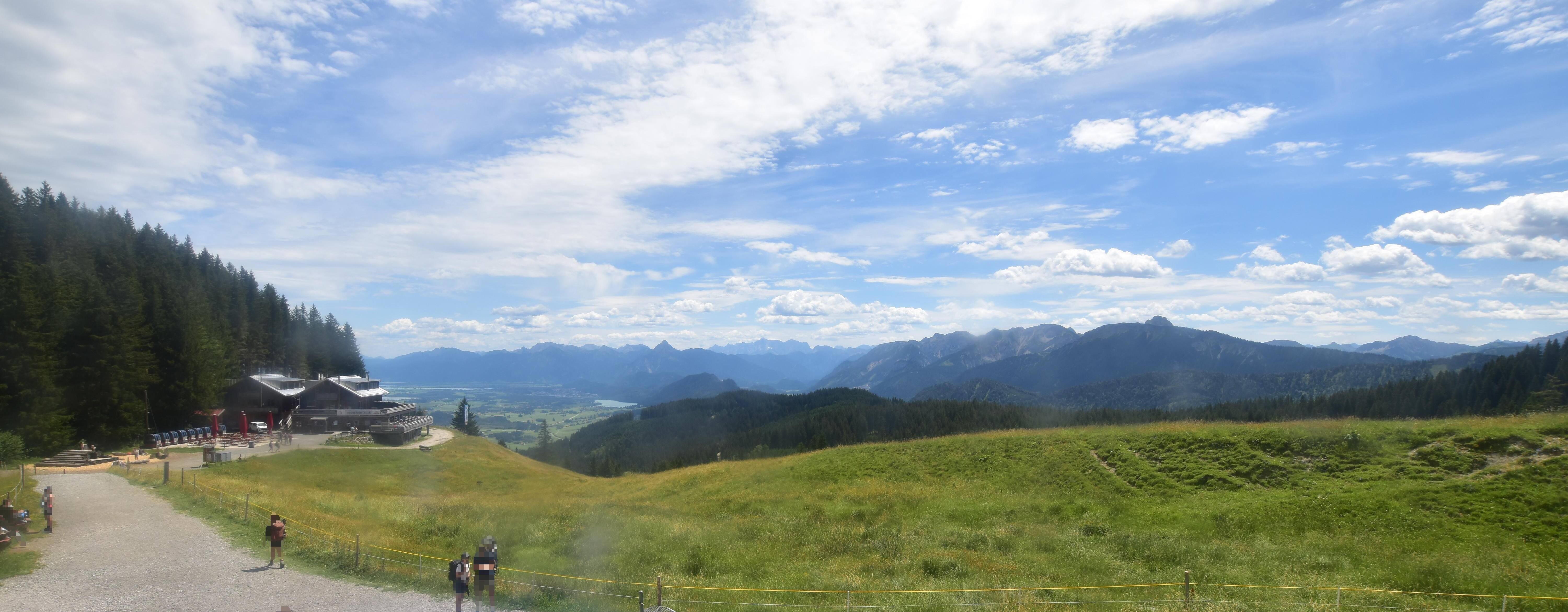 Archiv Foto Webcam Alpspitzbahn Nesselwang: Sportheim Böck