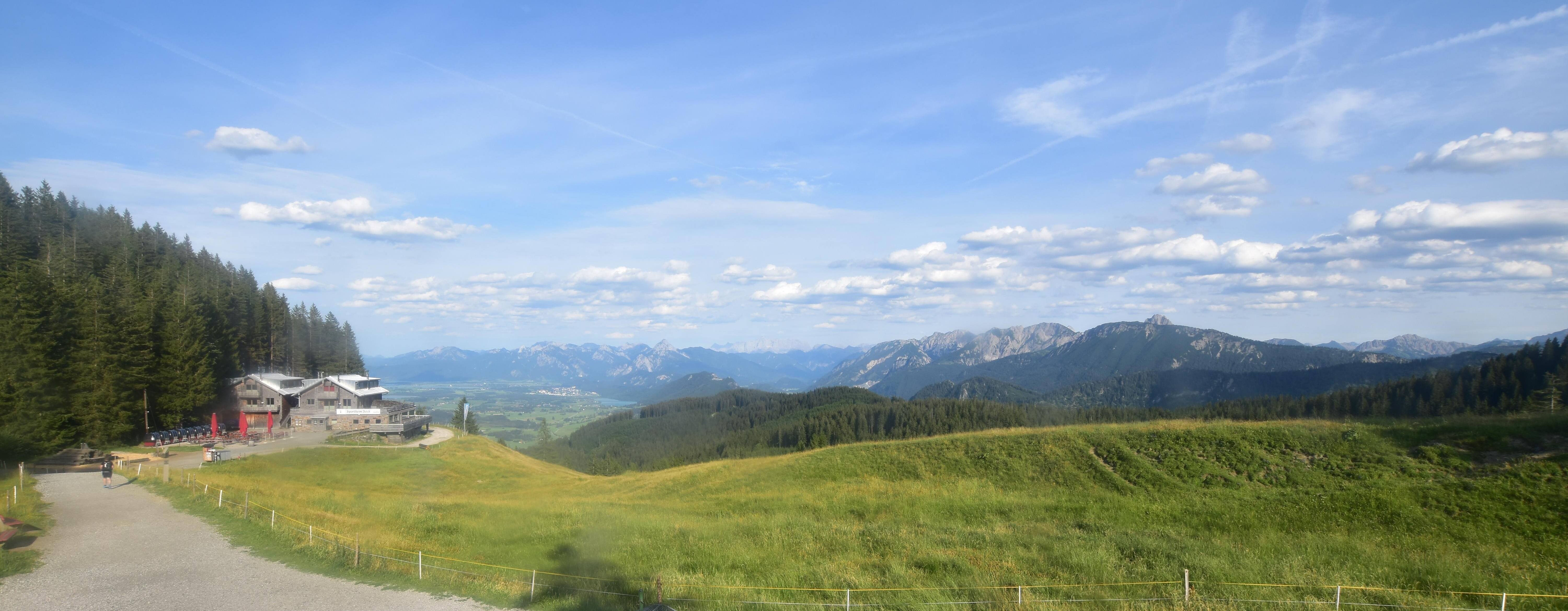 Archiv Foto Webcam Alpspitzbahn Nesselwang: Sportheim Böck