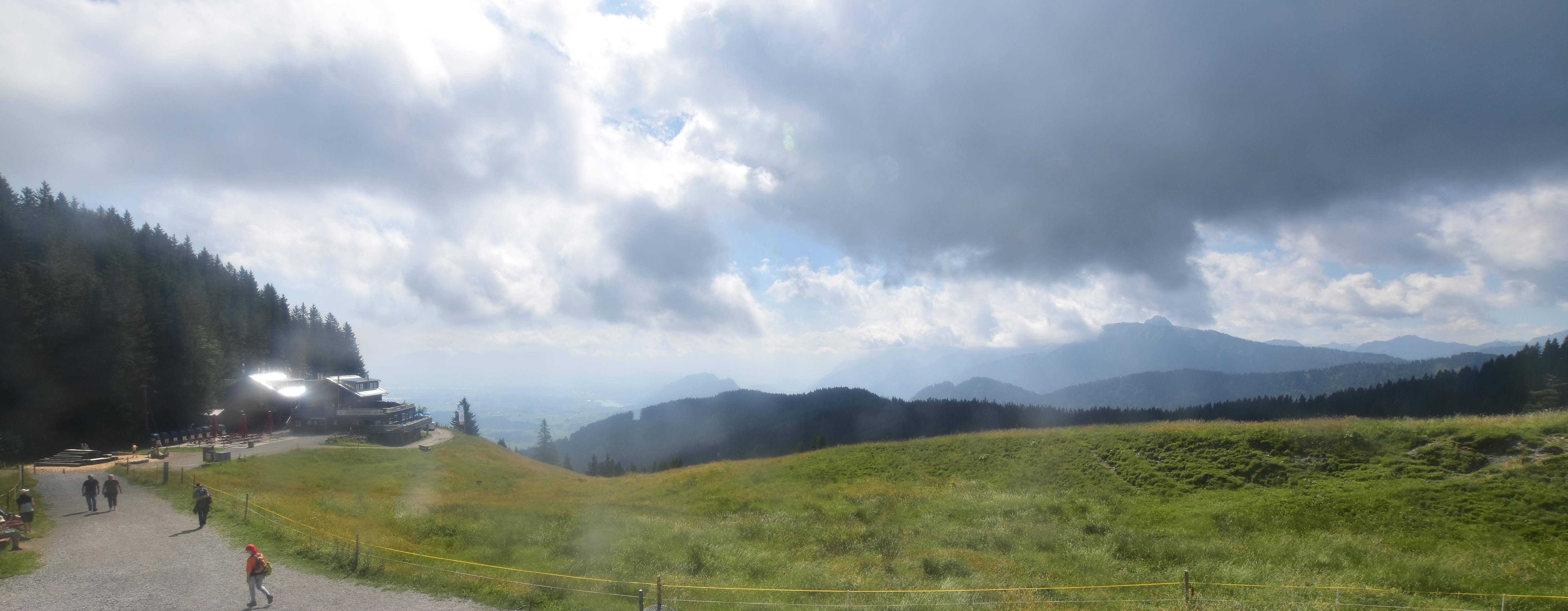 Archiv Foto Webcam Alpspitzbahn Nesselwang: Sportheim Böck