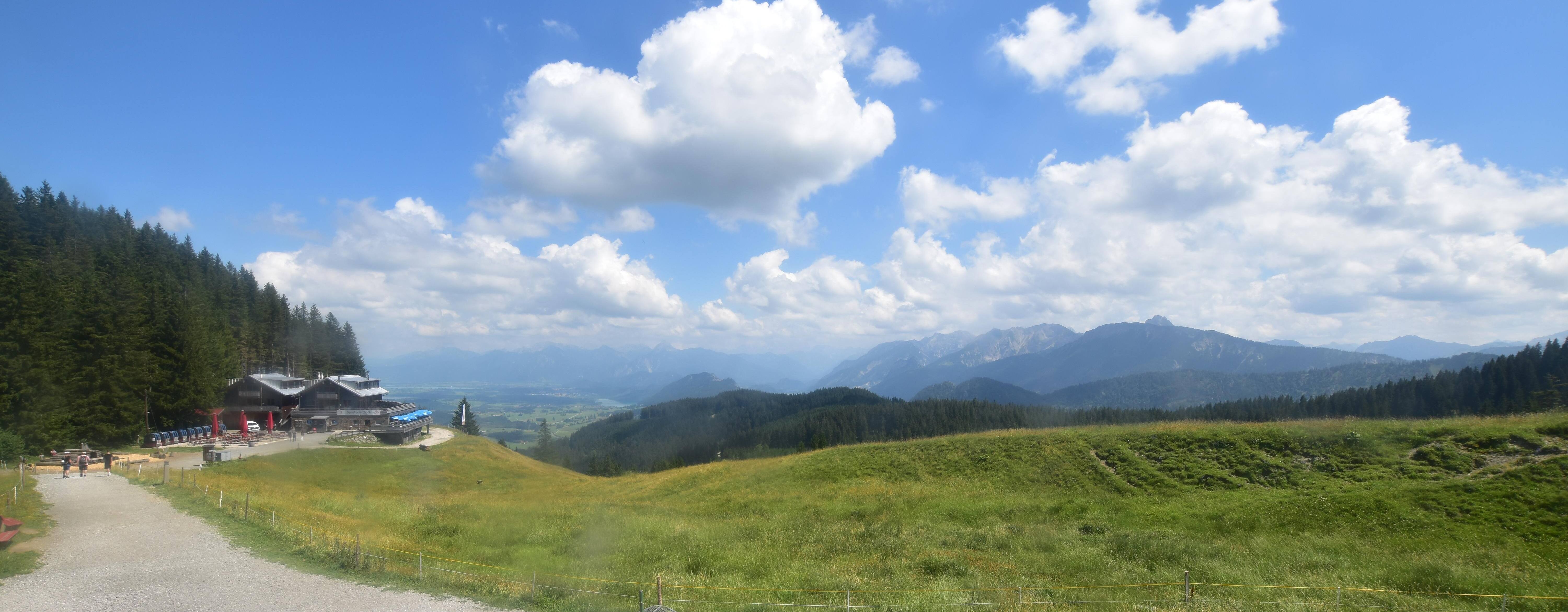 Archiv Foto Webcam Alpspitzbahn Nesselwang: Sportheim Böck