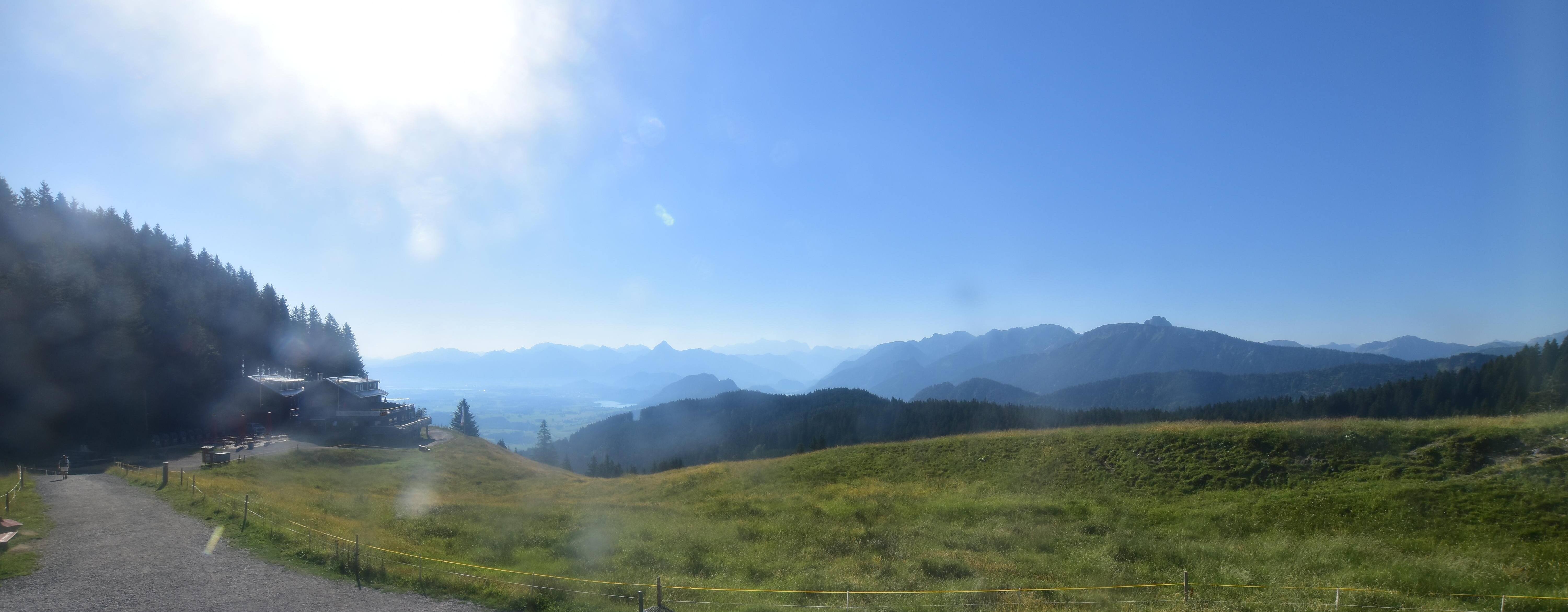 Archiv Foto Webcam Alpspitzbahn Nesselwang: Sportheim Böck