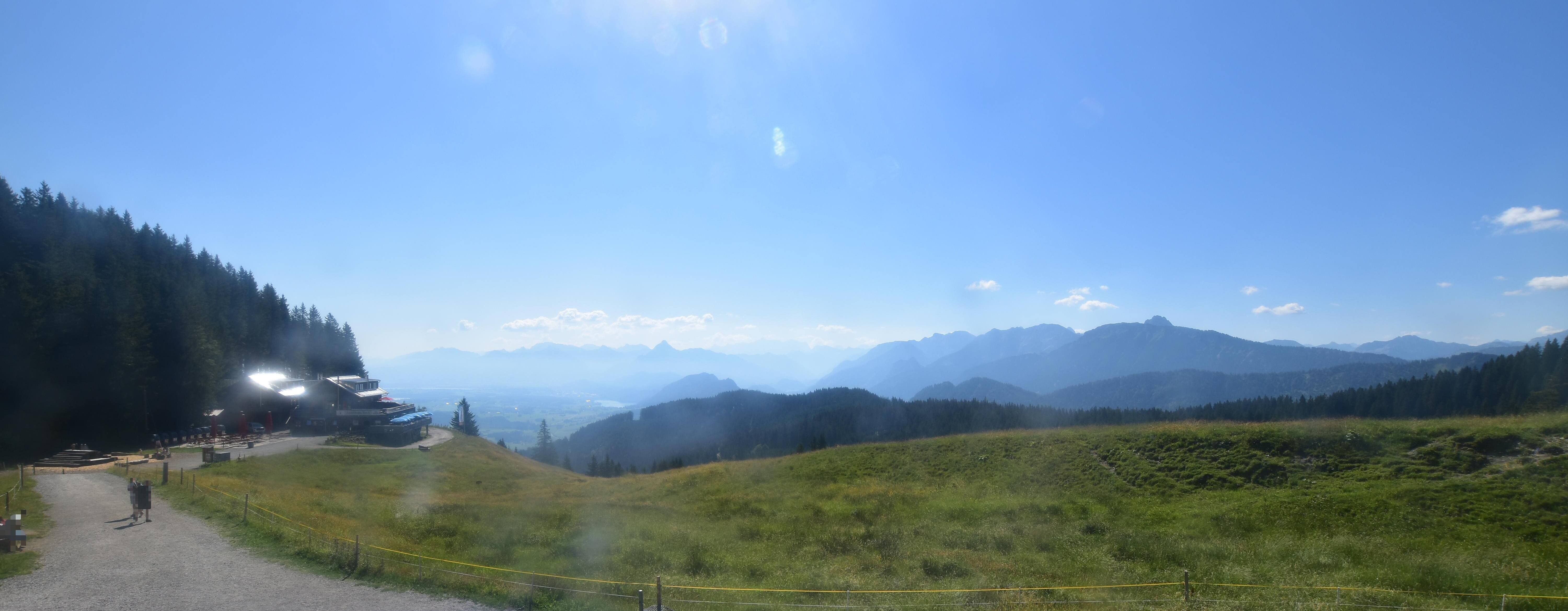Archiv Foto Webcam Alpspitzbahn Nesselwang: Sportheim Böck