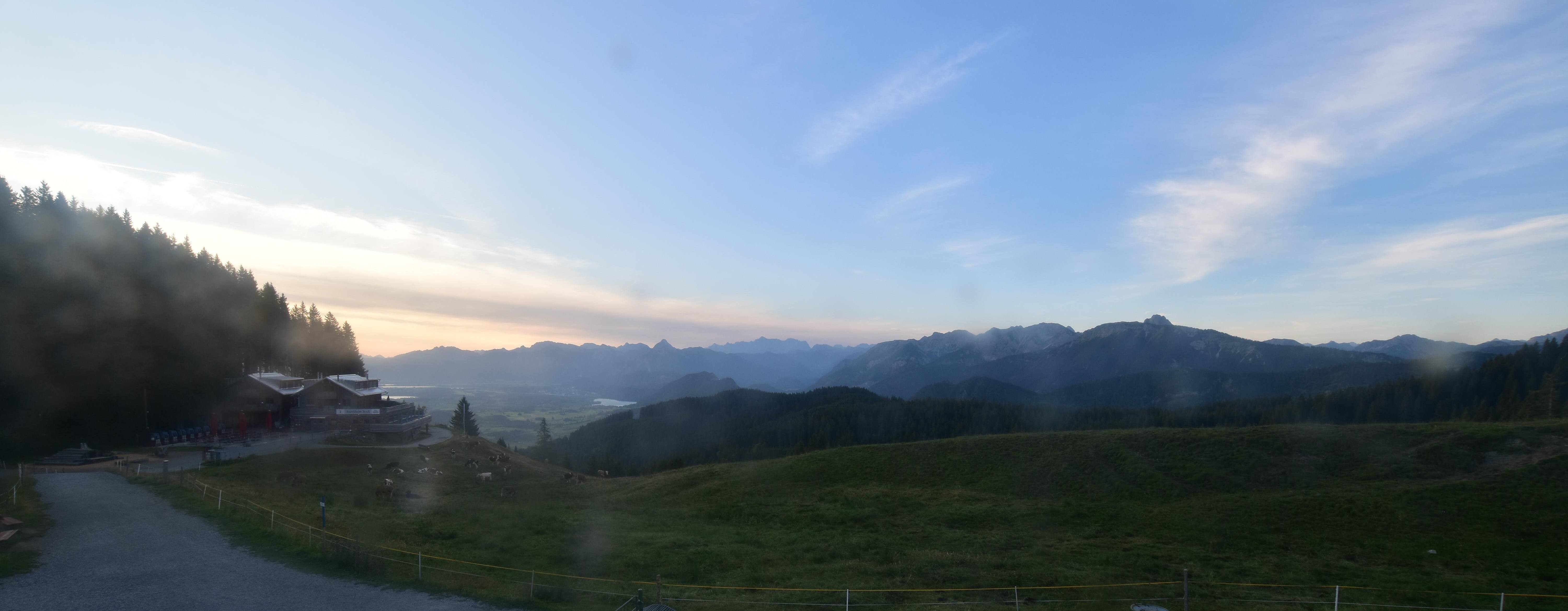 Archiv Foto Webcam Alpspitzbahn Nesselwang: Sportheim Böck