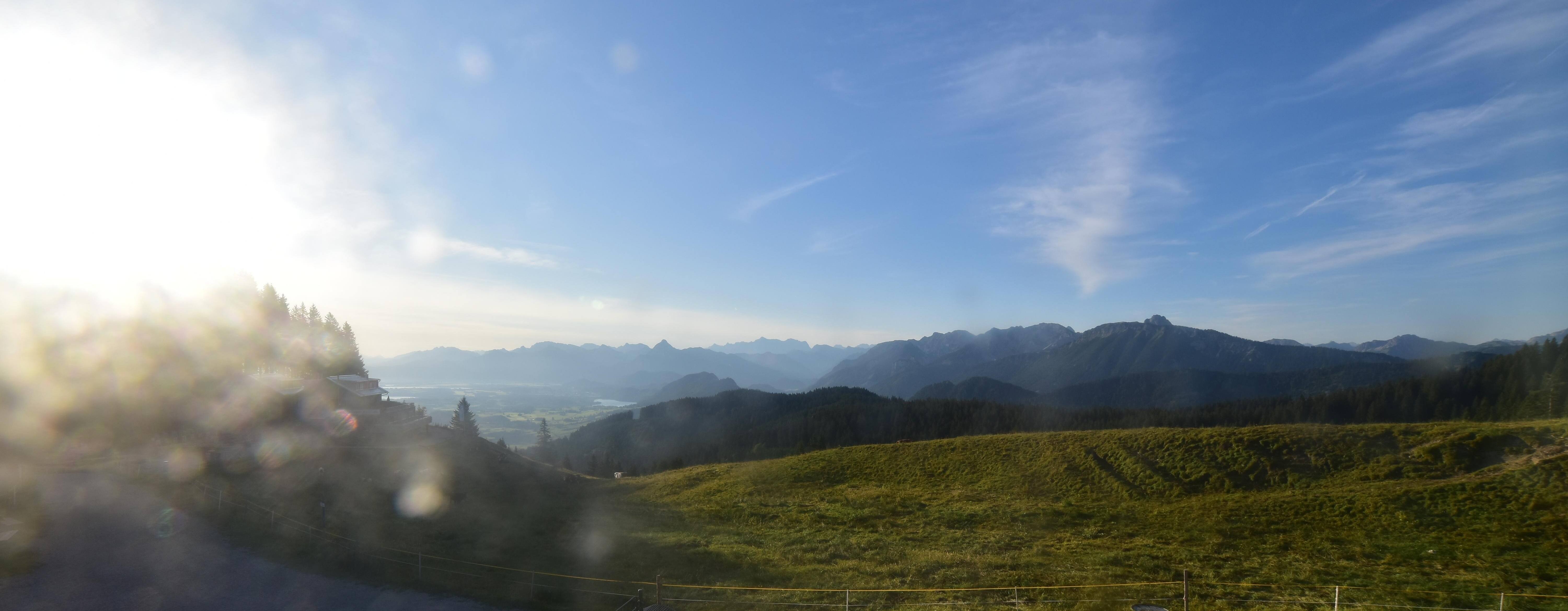 Archiv Foto Webcam Alpspitzbahn Nesselwang: Sportheim Böck