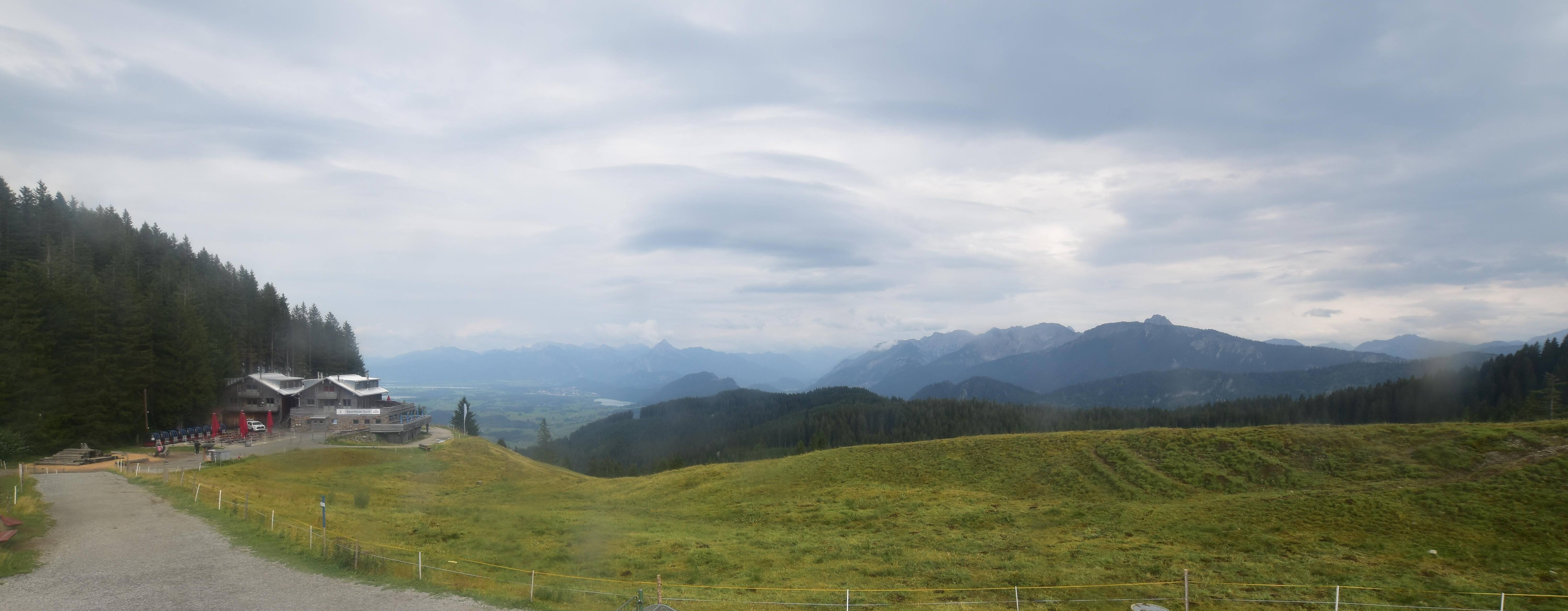 Archiv Foto Webcam Alpspitzbahn Nesselwang: Sportheim Böck