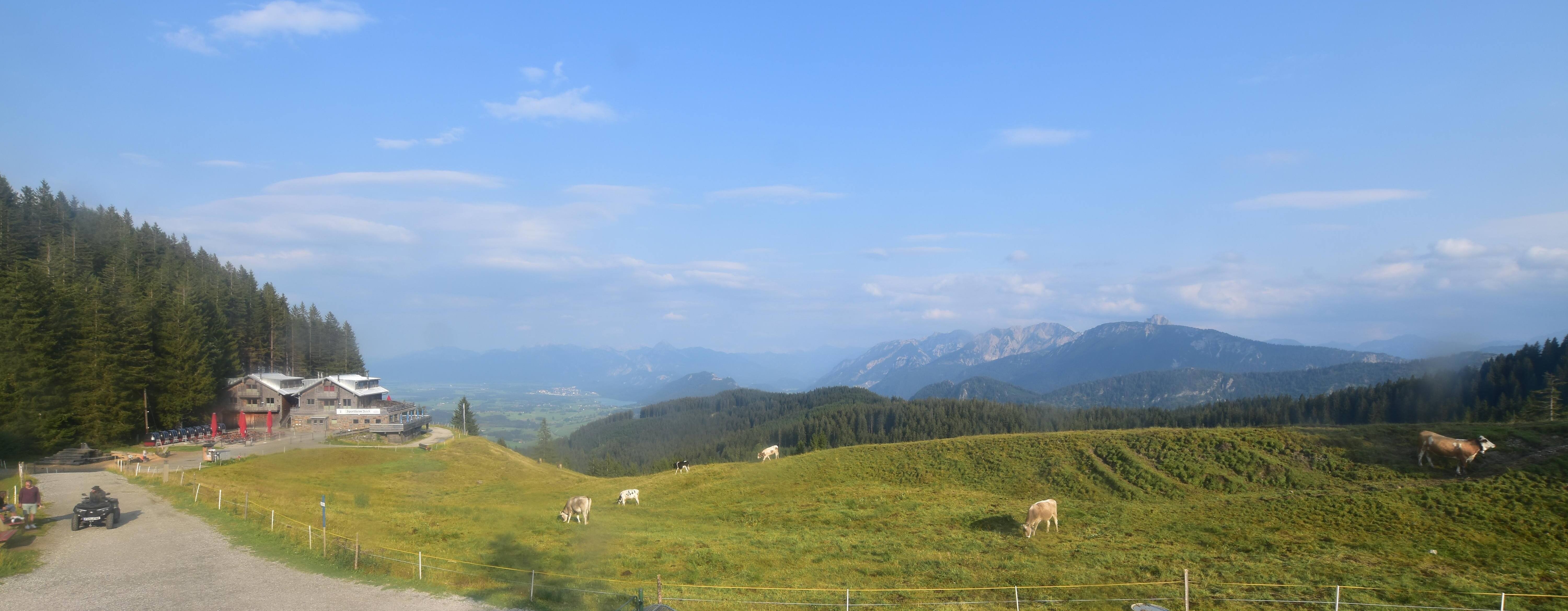 Archiv Foto Webcam Alpspitzbahn Nesselwang: Sportheim Böck