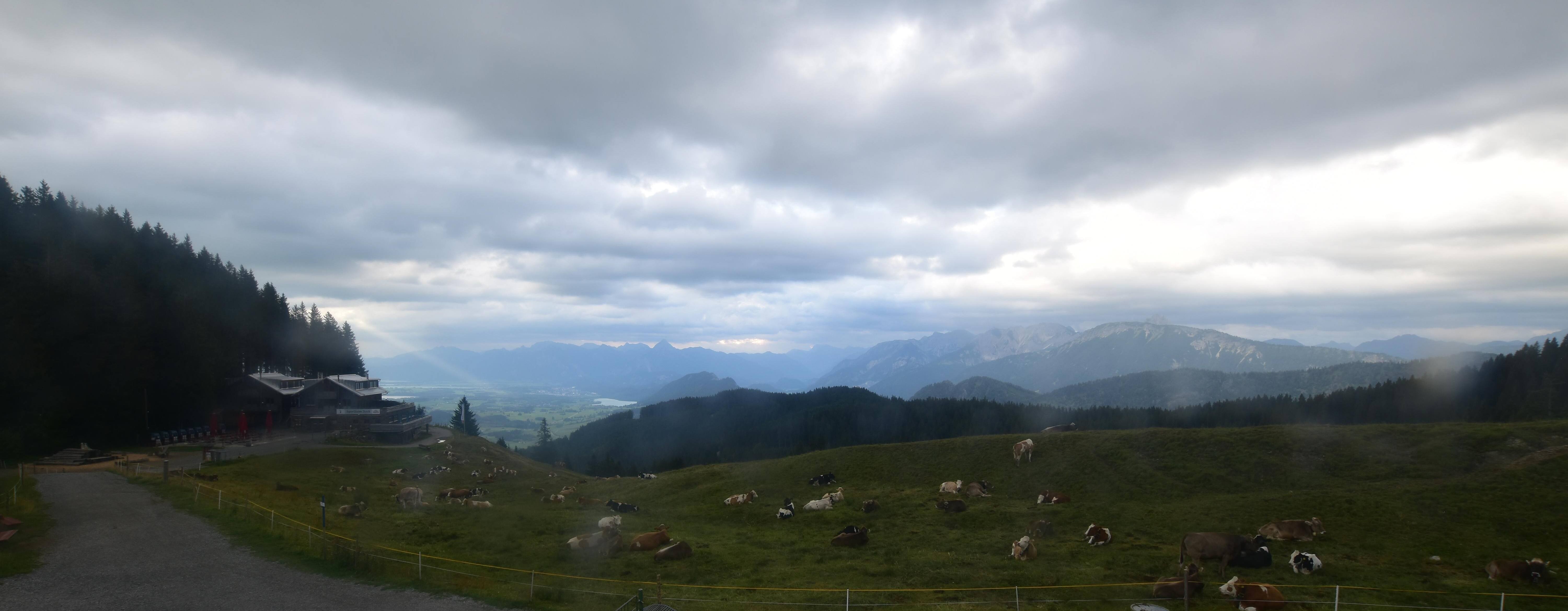 Archiv Foto Webcam Alpspitzbahn Nesselwang: Sportheim Böck