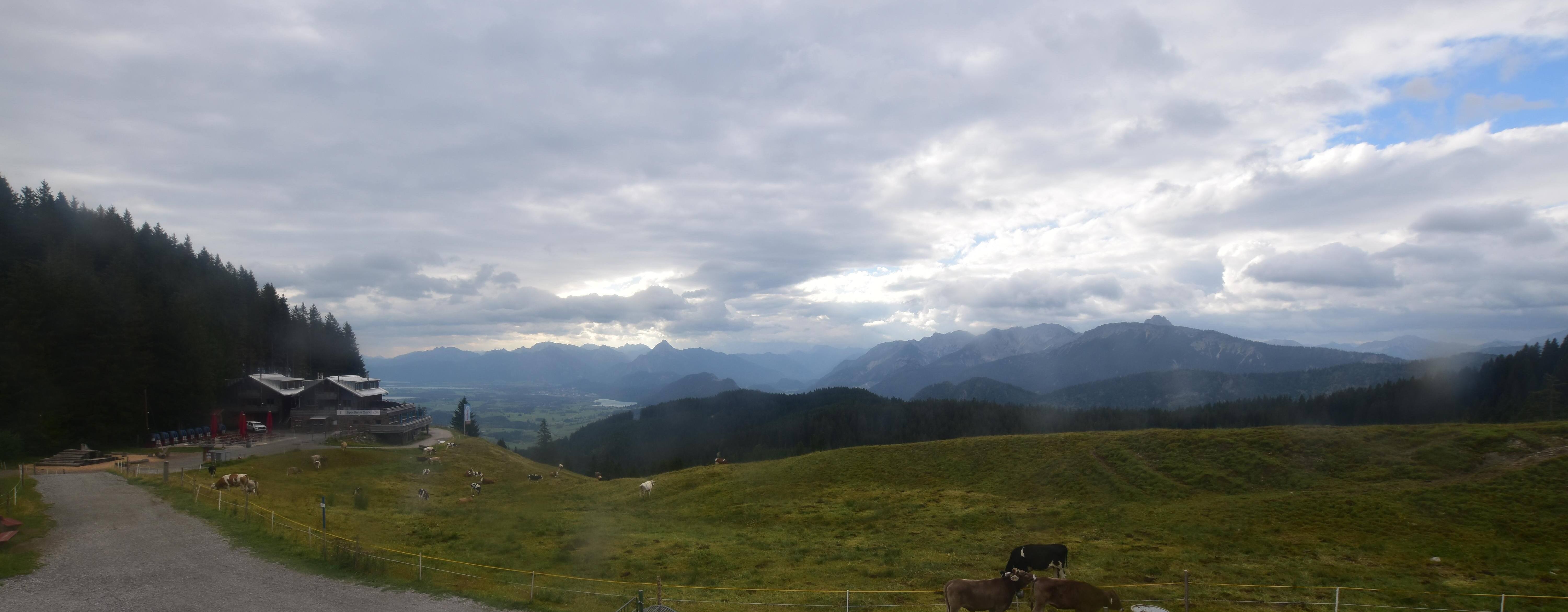Archiv Foto Webcam Alpspitzbahn Nesselwang: Sportheim Böck
