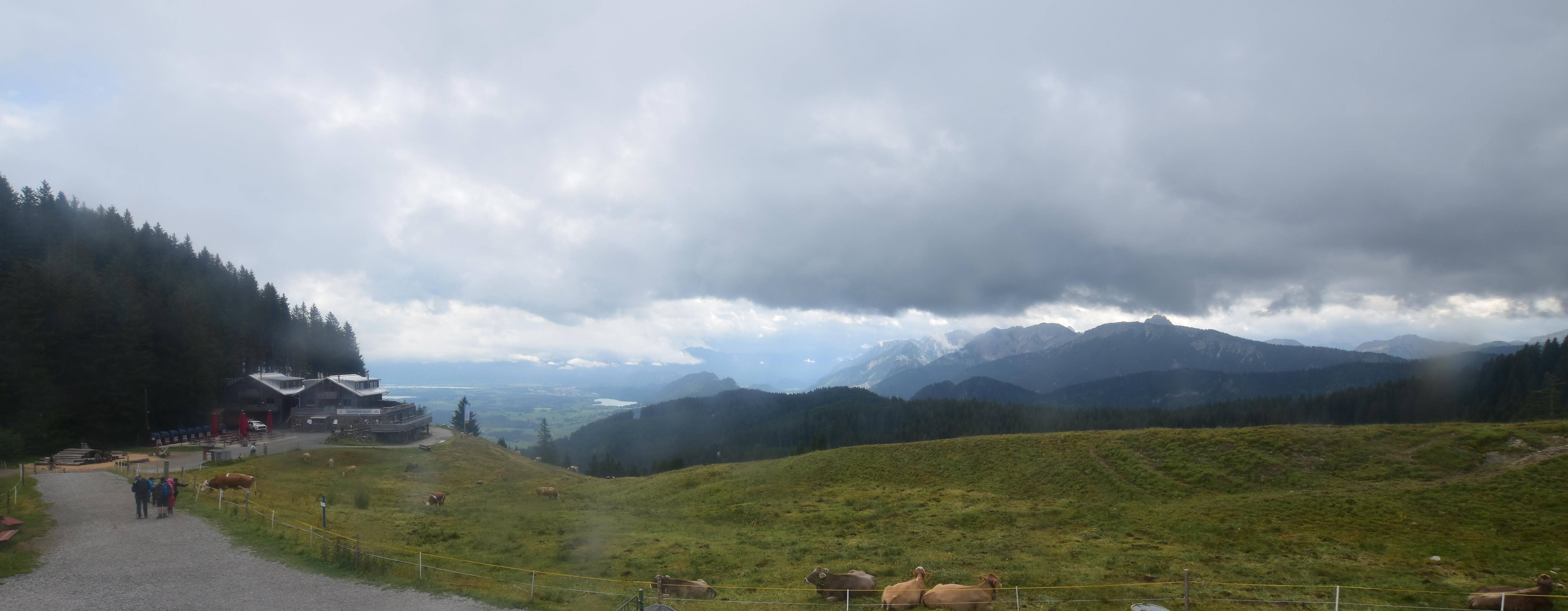 Archiv Foto Webcam Alpspitzbahn Nesselwang: Sportheim Böck