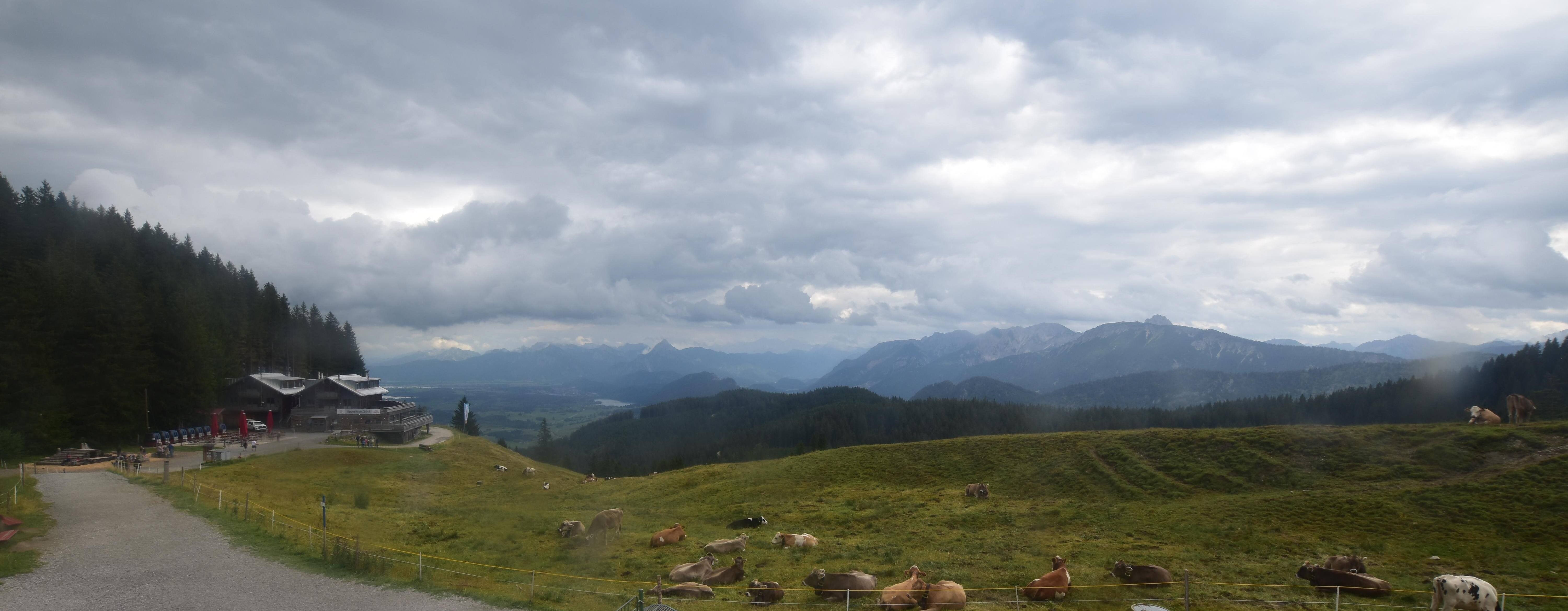 Archiv Foto Webcam Alpspitzbahn Nesselwang: Sportheim Böck